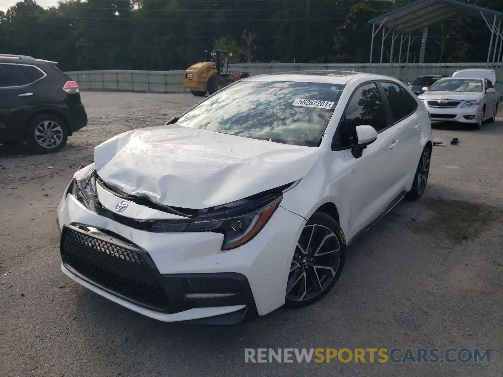 2 Photograph of a damaged car 5YFT4RCE4LP005693 TOYOTA COROLLA 2020