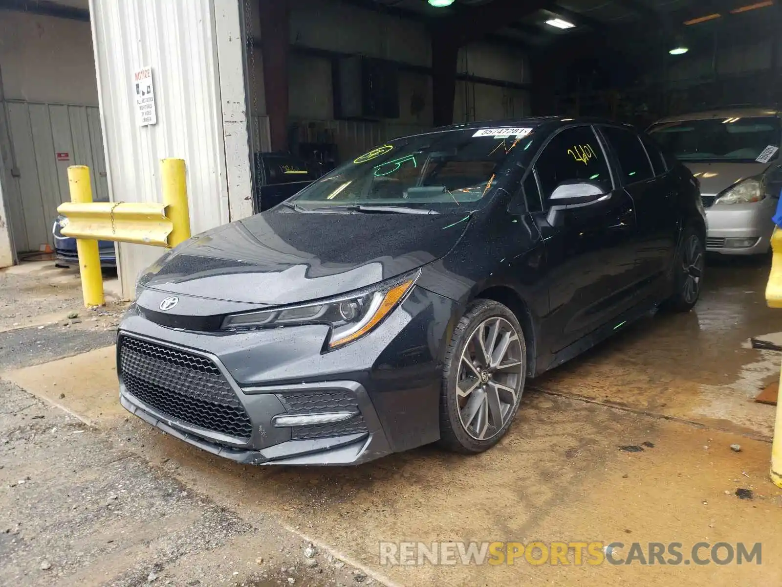 2 Photograph of a damaged car 5YFT4RCE5LP042901 TOYOTA COROLLA 2020