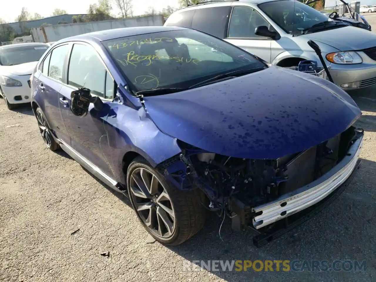 1 Photograph of a damaged car 5YFT4RCE6LP030014 TOYOTA COROLLA 2020