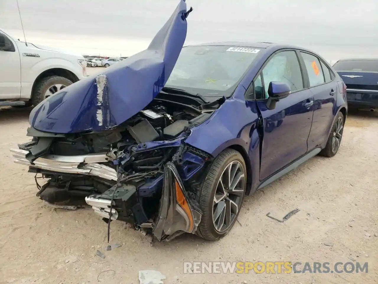 2 Photograph of a damaged car 5YFT4RCE6LP031289 TOYOTA COROLLA 2020