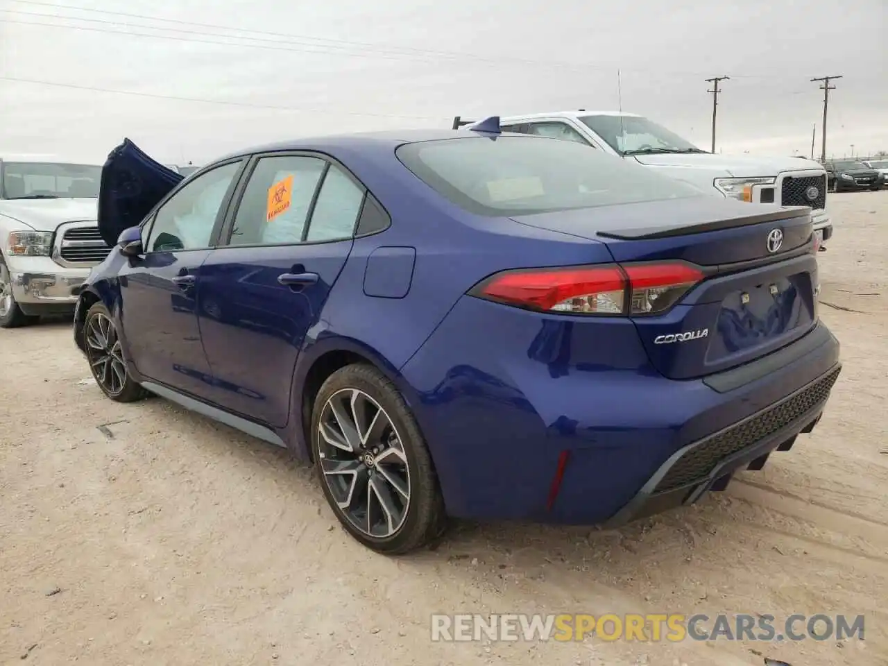 3 Photograph of a damaged car 5YFT4RCE6LP031289 TOYOTA COROLLA 2020