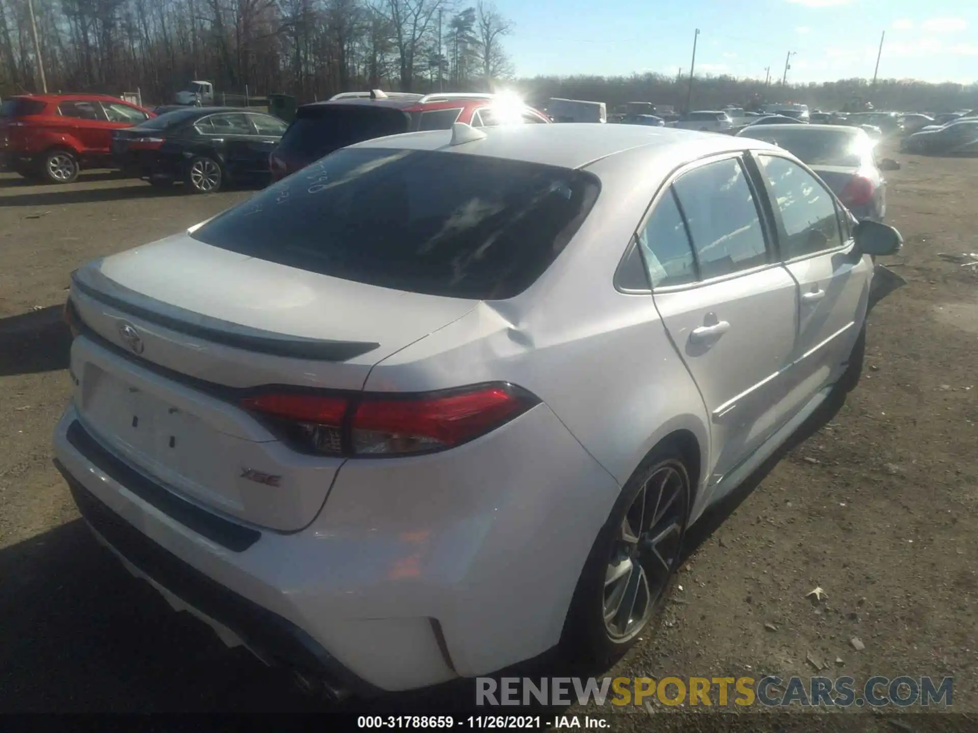 4 Photograph of a damaged car 5YFT4RCE6LP036086 TOYOTA COROLLA 2020