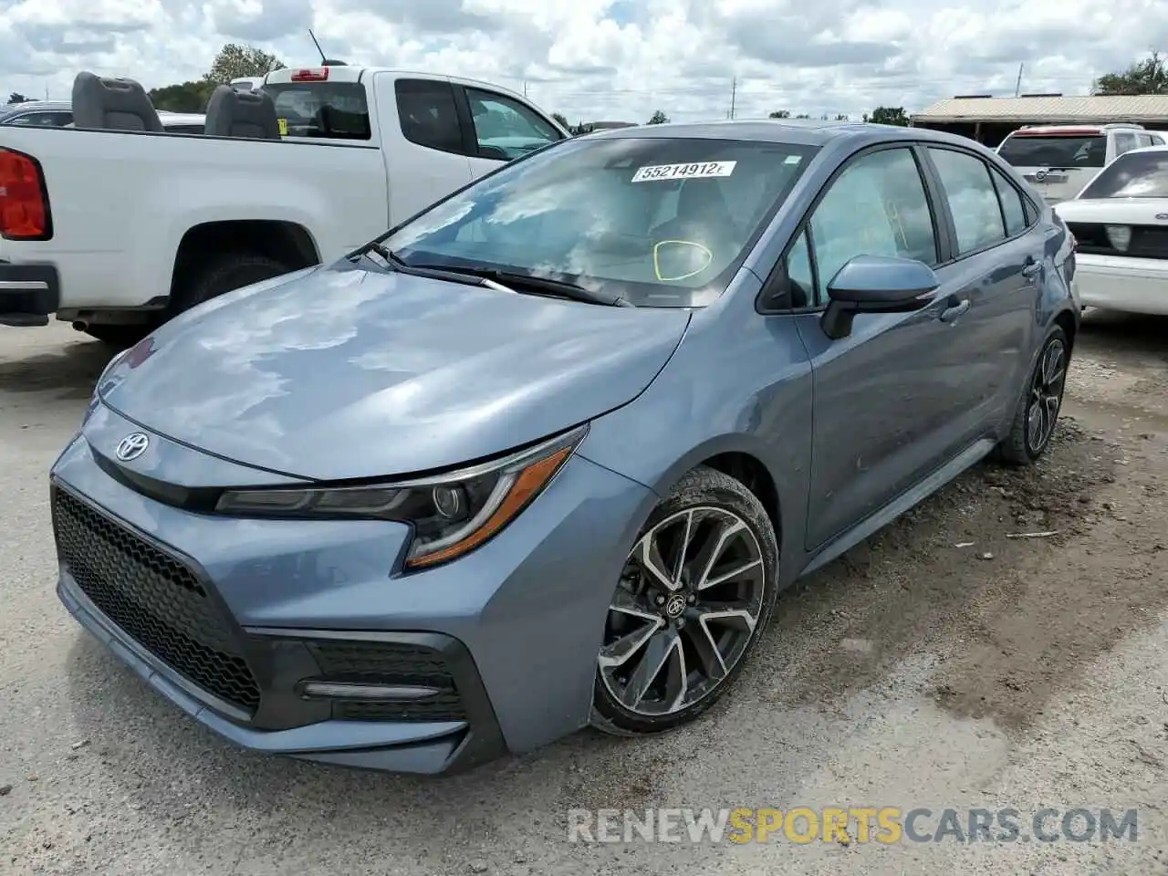 2 Photograph of a damaged car 5YFT4RCE6LP036864 TOYOTA COROLLA 2020