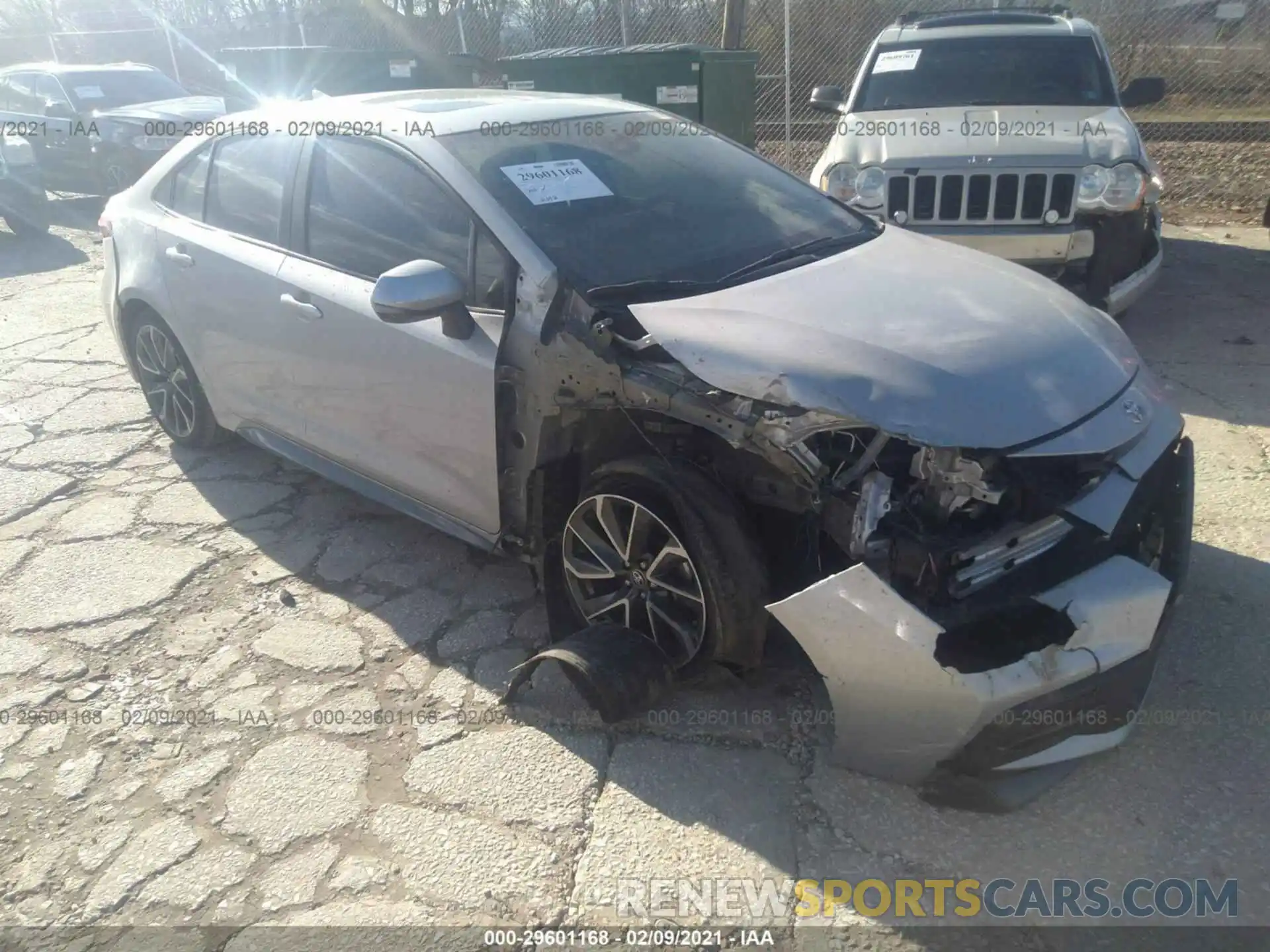 1 Photograph of a damaged car 5YFT4RCE6LP039599 TOYOTA COROLLA 2020