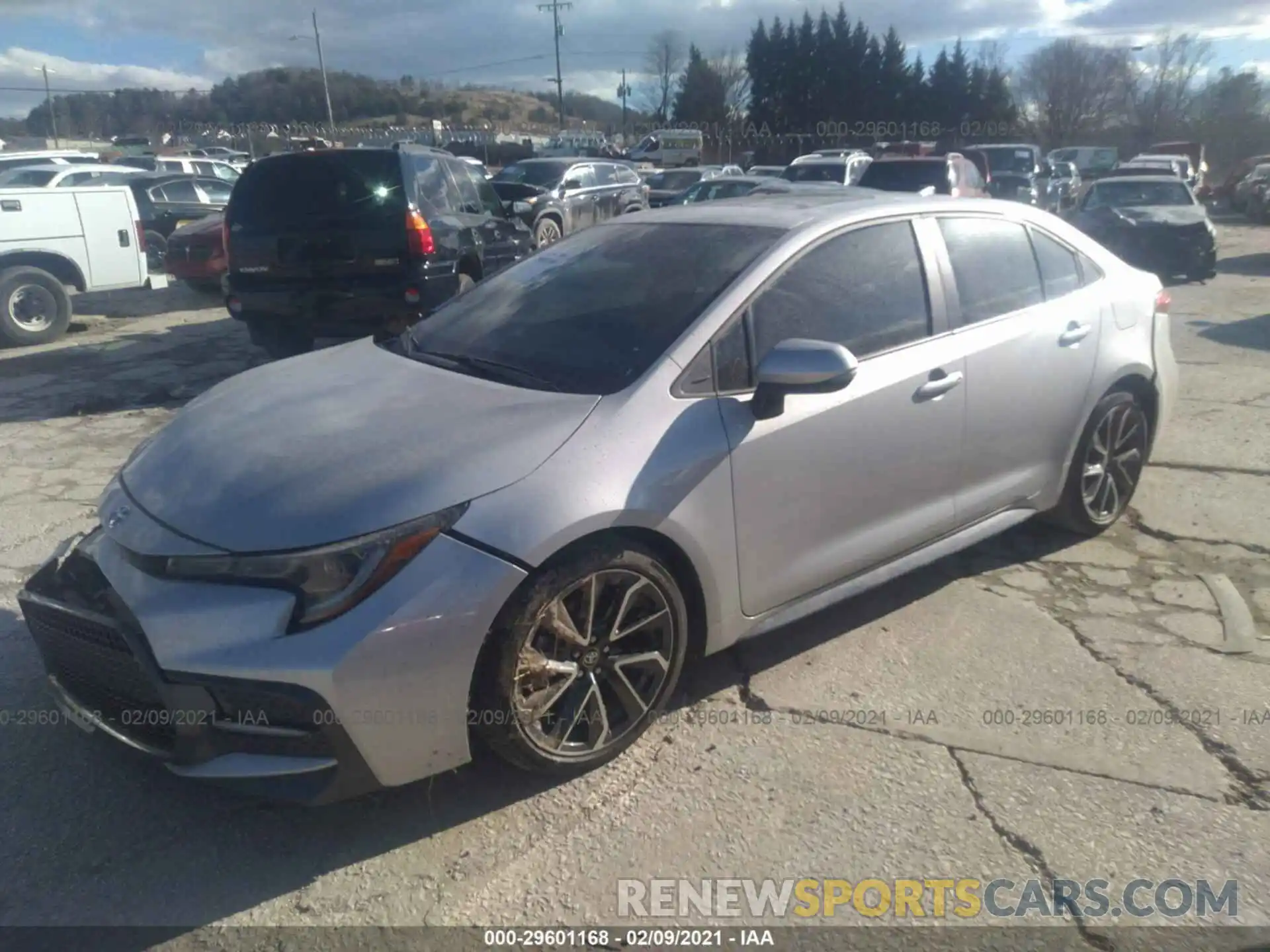 2 Photograph of a damaged car 5YFT4RCE6LP039599 TOYOTA COROLLA 2020