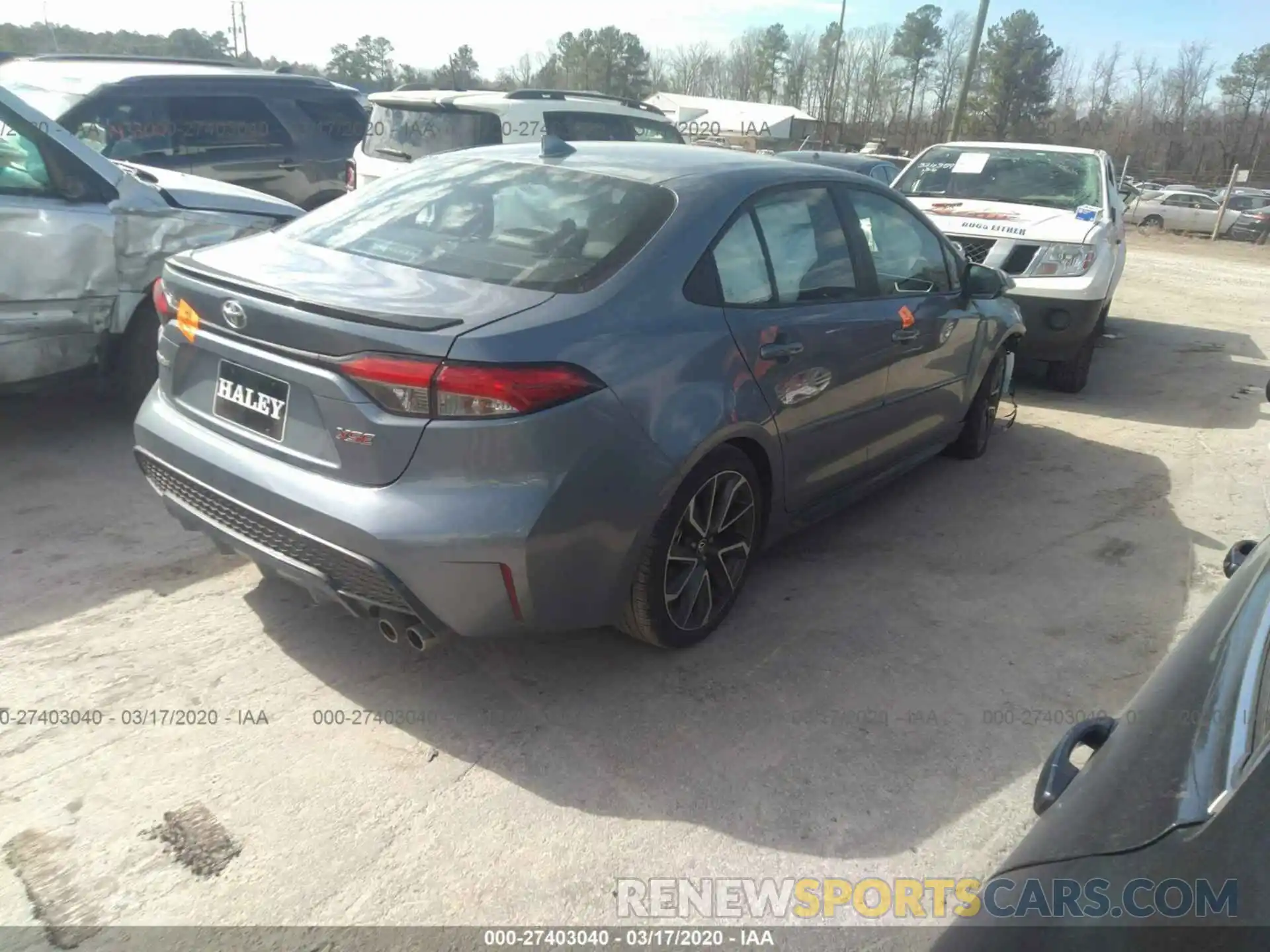 4 Photograph of a damaged car 5YFT4RCE7LP007146 TOYOTA COROLLA 2020