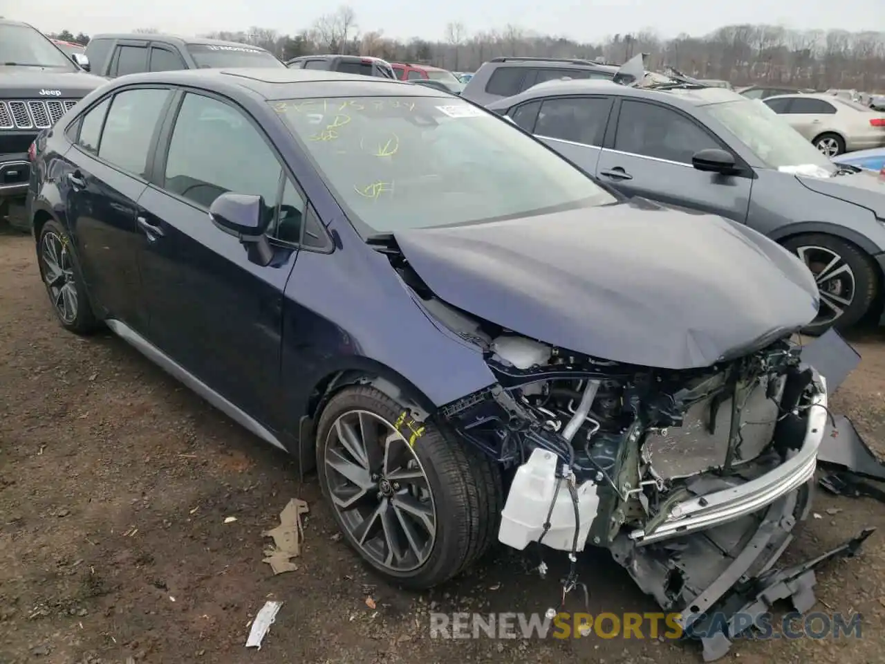 1 Photograph of a damaged car 5YFT4RCE7LP026411 TOYOTA COROLLA 2020