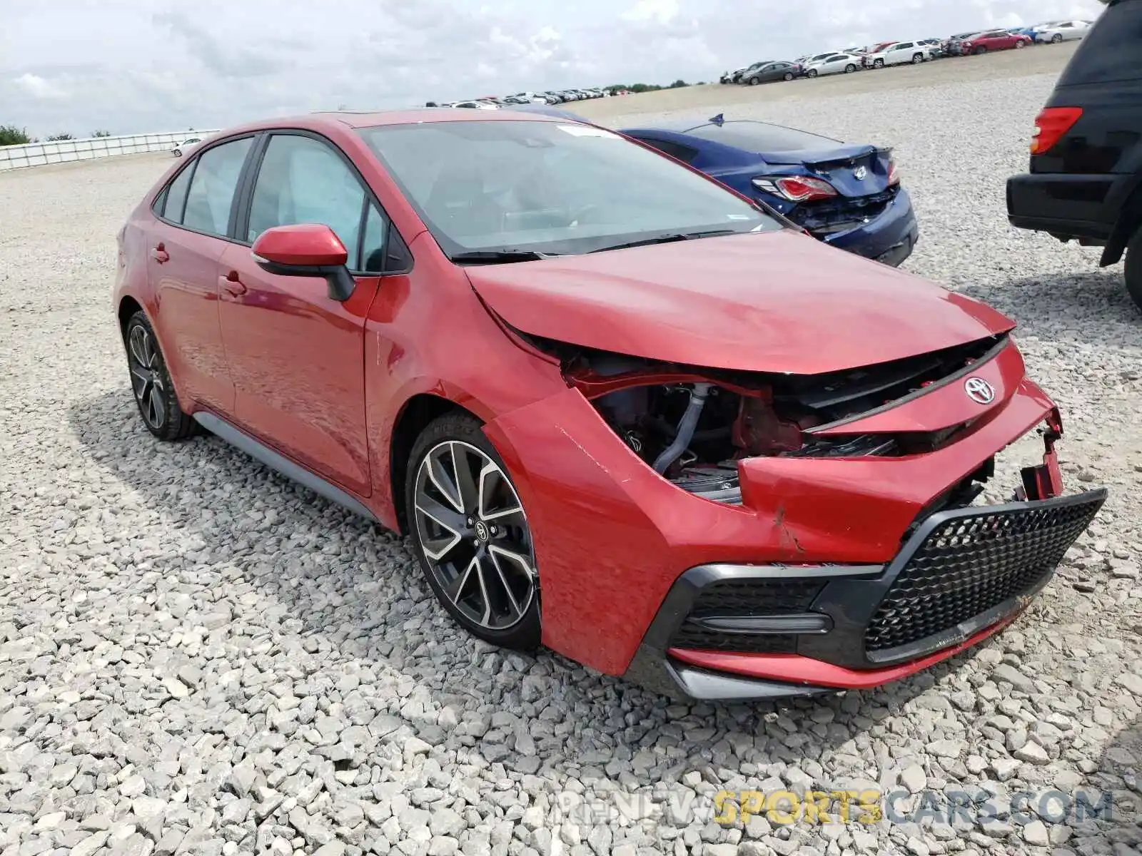 1 Photograph of a damaged car 5YFT4RCE8LP034940 TOYOTA COROLLA 2020