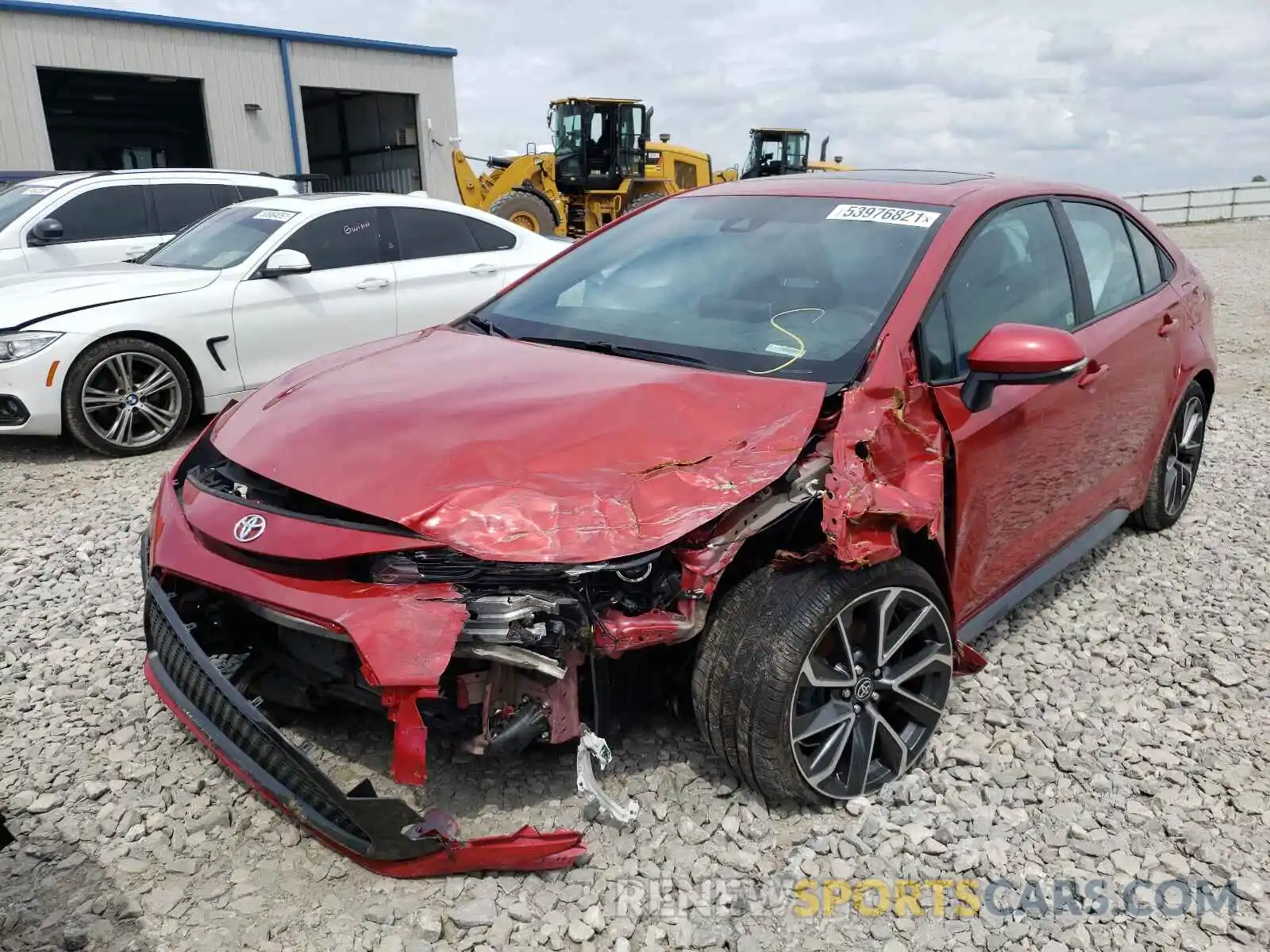 2 Photograph of a damaged car 5YFT4RCE8LP034940 TOYOTA COROLLA 2020