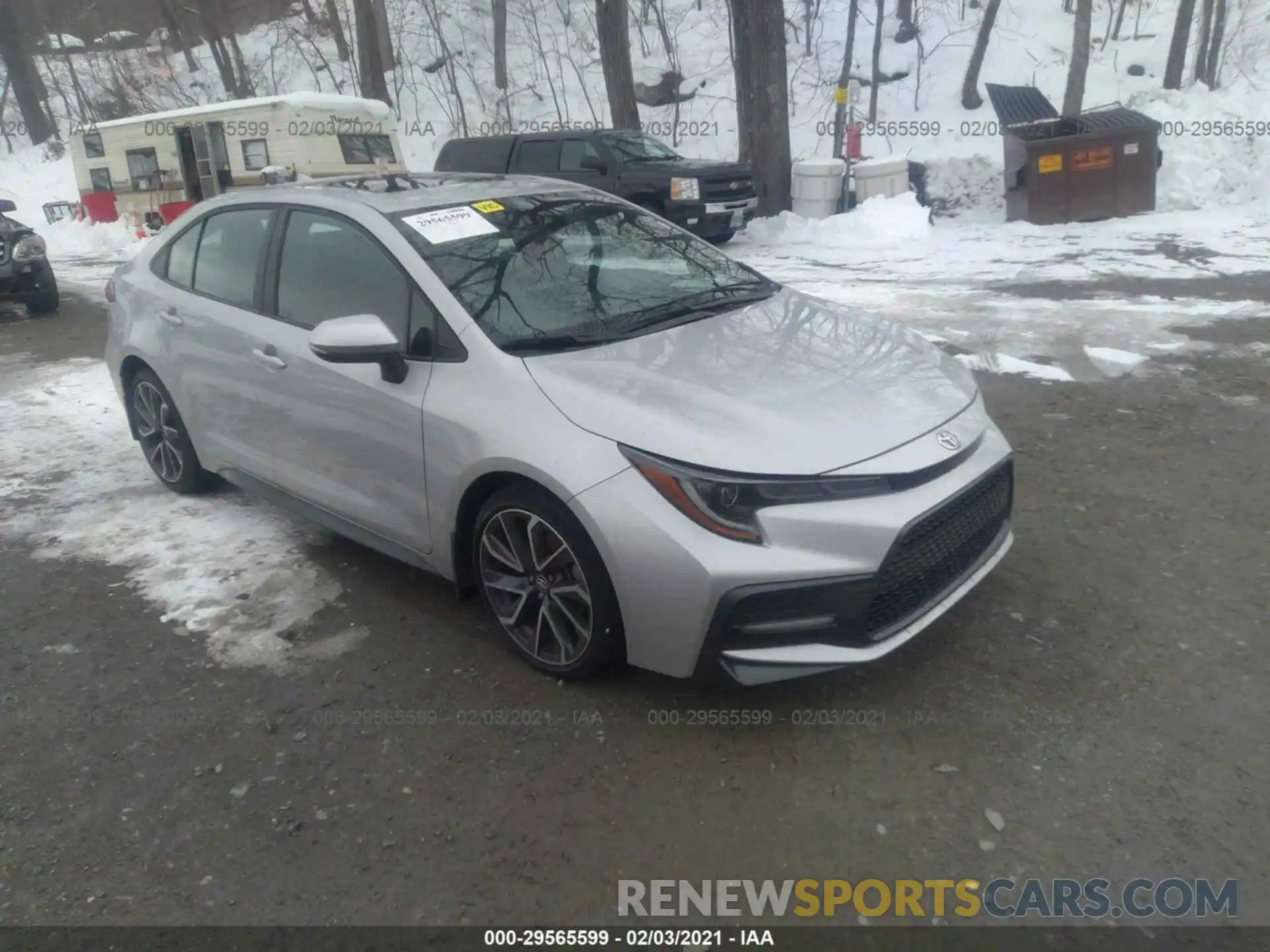 1 Photograph of a damaged car 5YFT4RCE8LP042987 TOYOTA COROLLA 2020