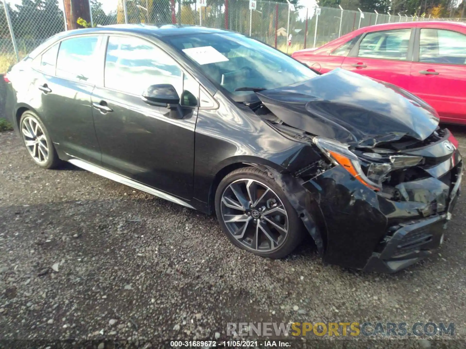 1 Photograph of a damaged car 5YFT4RCE9LP003471 TOYOTA COROLLA 2020