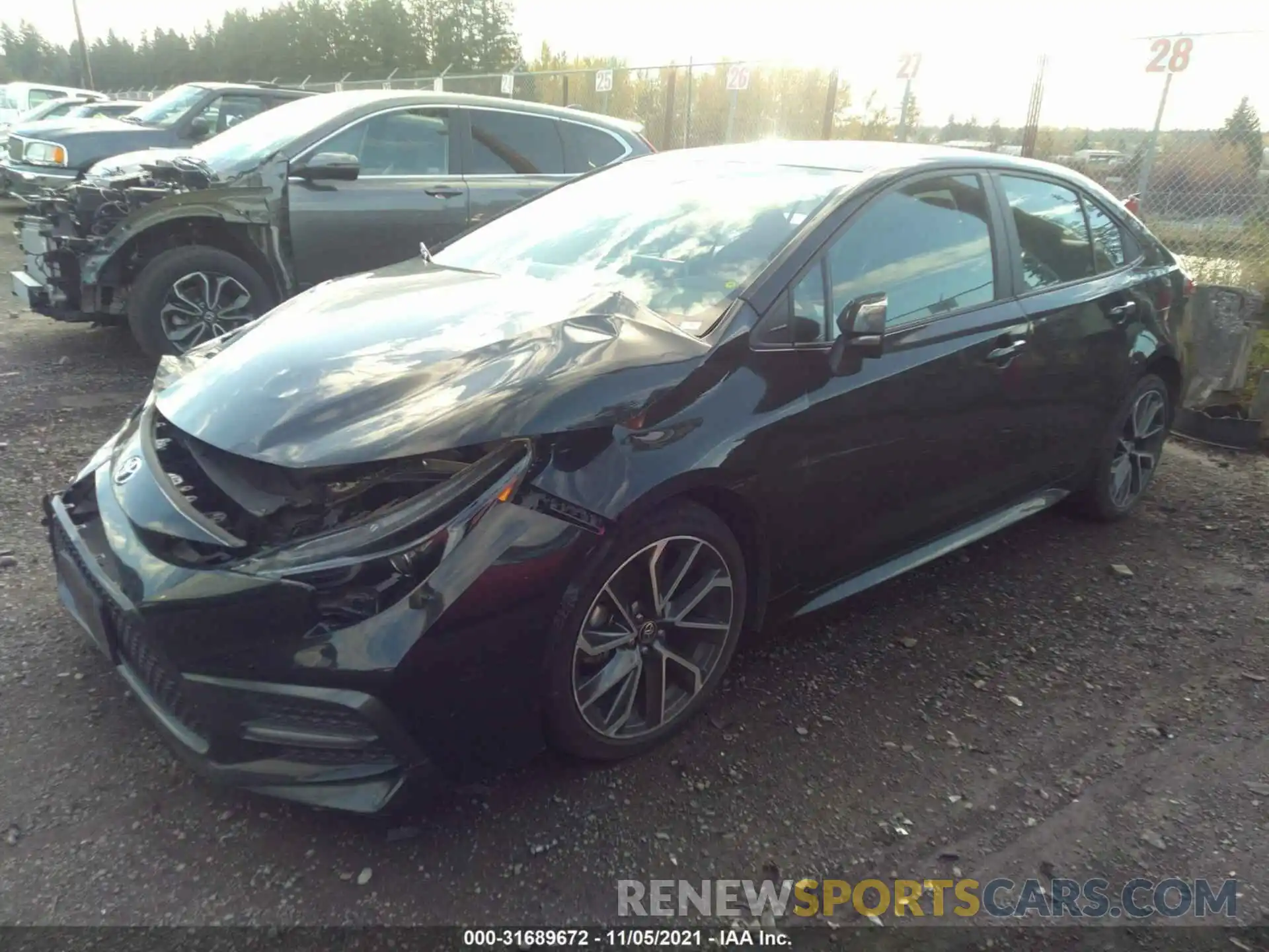 2 Photograph of a damaged car 5YFT4RCE9LP003471 TOYOTA COROLLA 2020