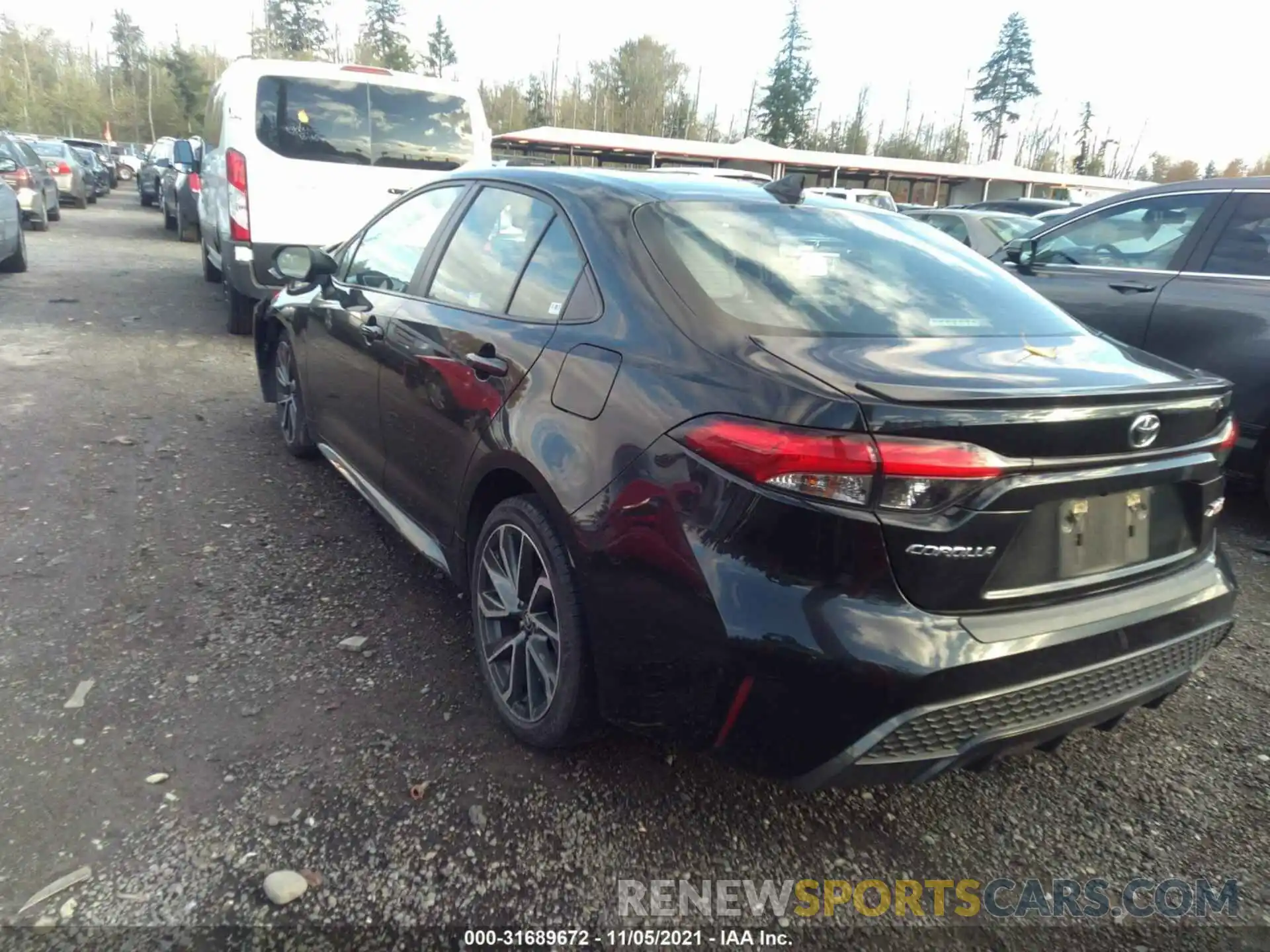 3 Photograph of a damaged car 5YFT4RCE9LP003471 TOYOTA COROLLA 2020