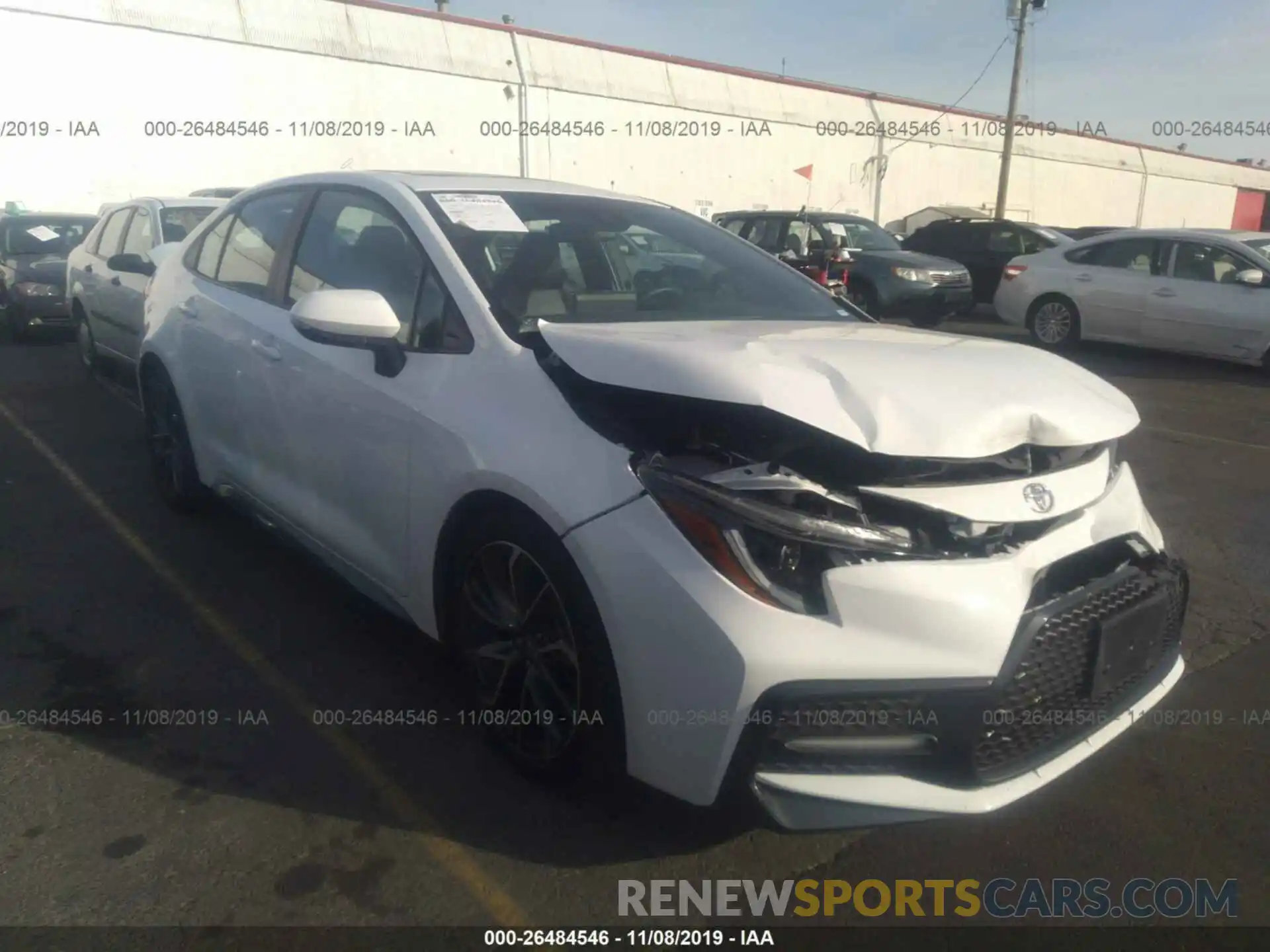 1 Photograph of a damaged car 5YFT4RCE9LP004894 TOYOTA COROLLA 2020