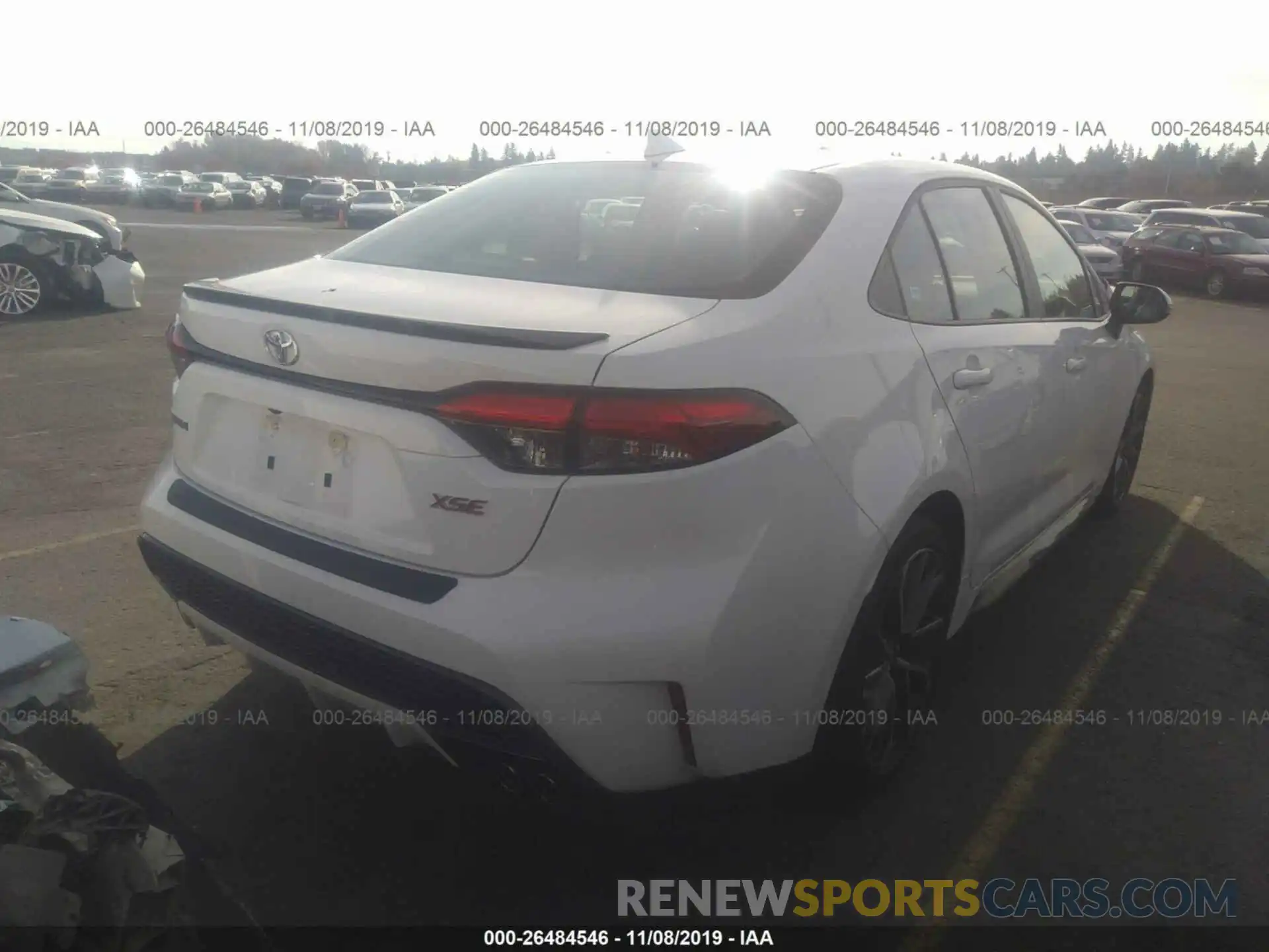 4 Photograph of a damaged car 5YFT4RCE9LP004894 TOYOTA COROLLA 2020