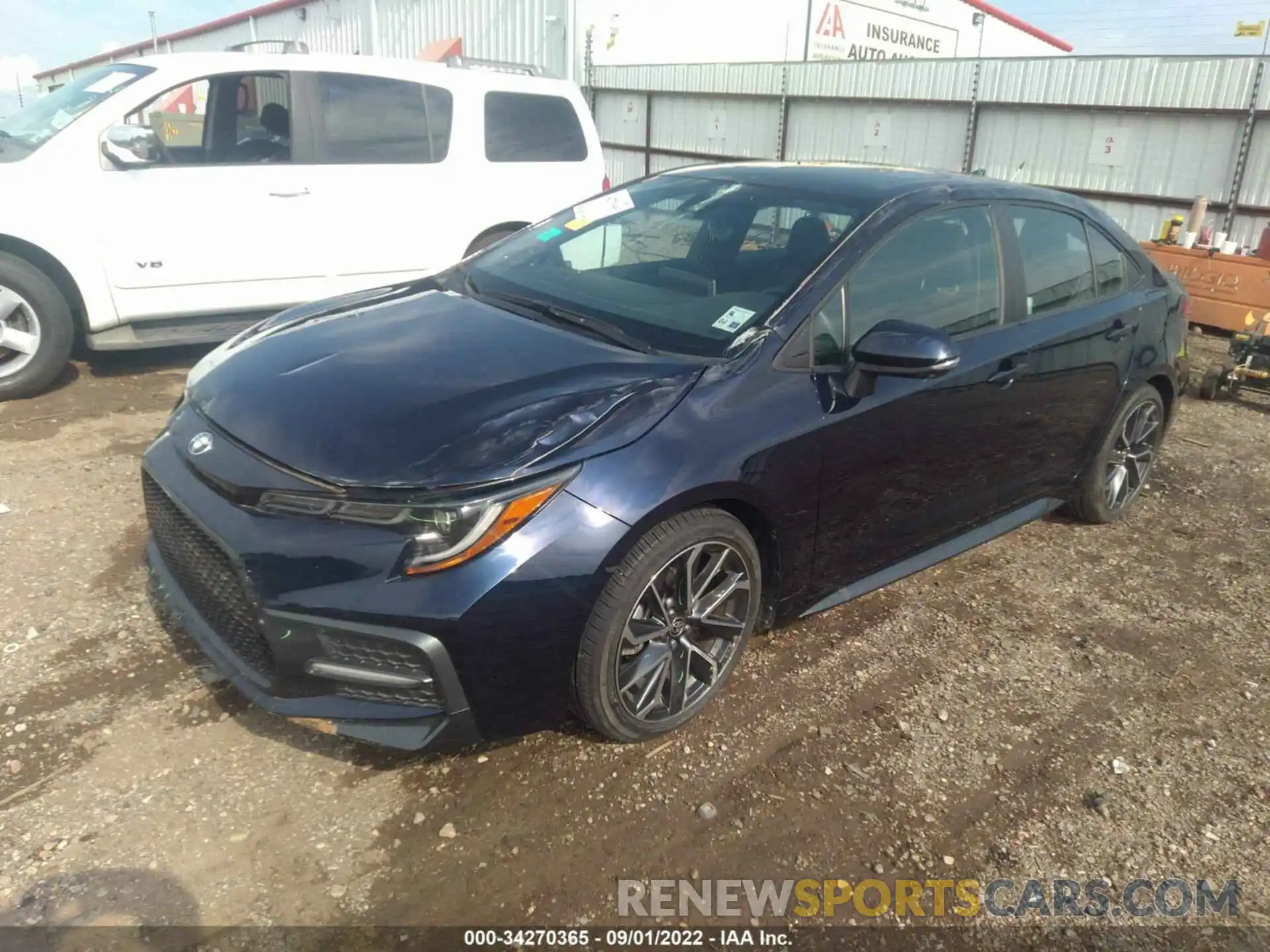 2 Photograph of a damaged car 5YFT4RCE9LP006774 TOYOTA COROLLA 2020