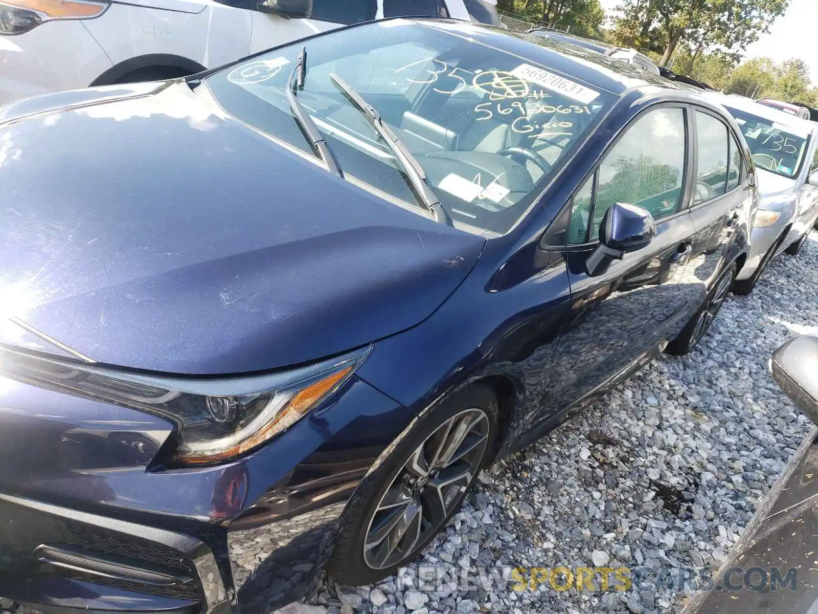 2 Photograph of a damaged car 5YFT4RCE9LP017208 TOYOTA COROLLA 2020