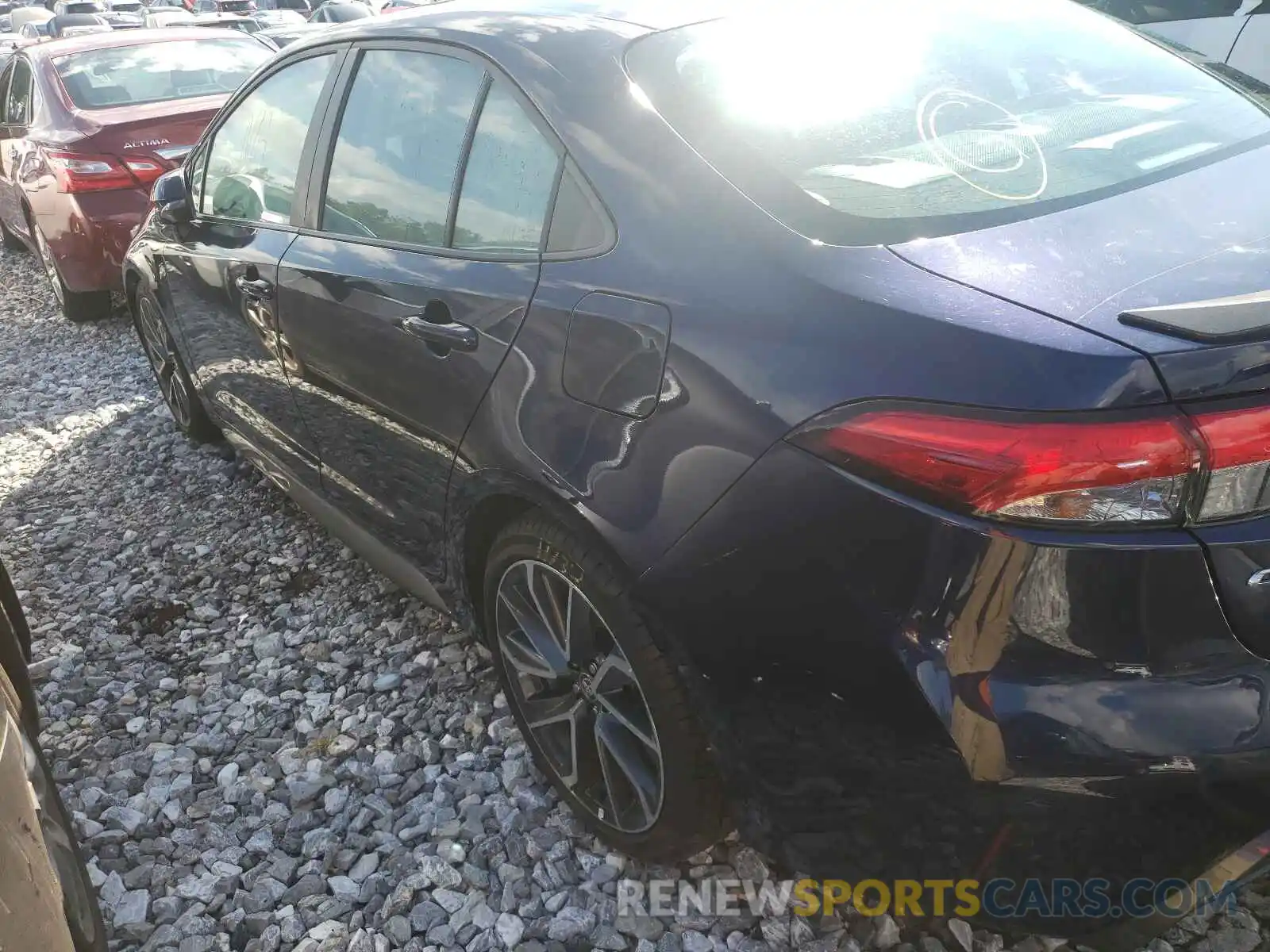 3 Photograph of a damaged car 5YFT4RCE9LP017208 TOYOTA COROLLA 2020