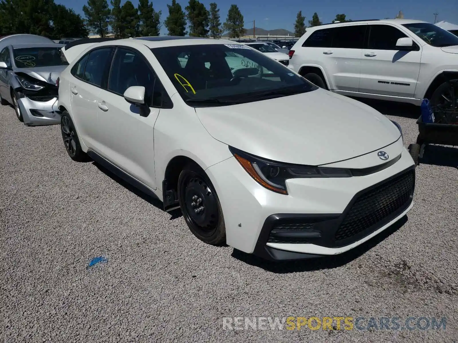 1 Photograph of a damaged car 5YFT4RCE9LP021615 TOYOTA COROLLA 2020