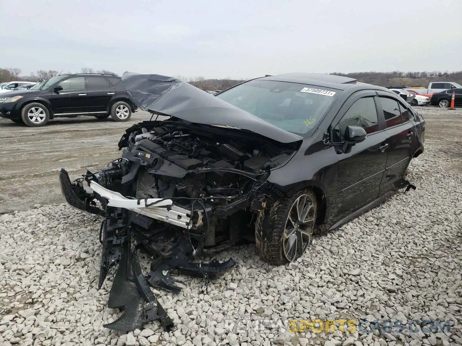 2 Photograph of a damaged car 5YFT4RCE9LP034283 TOYOTA COROLLA 2020