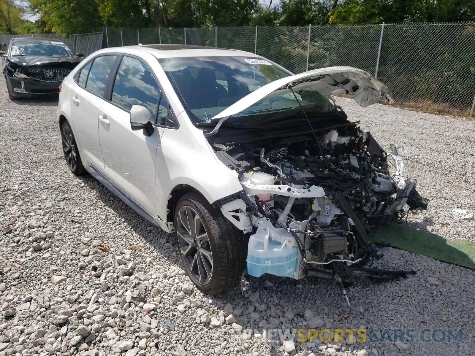 1 Photograph of a damaged car 5YFT4RCE9LP038642 TOYOTA COROLLA 2020