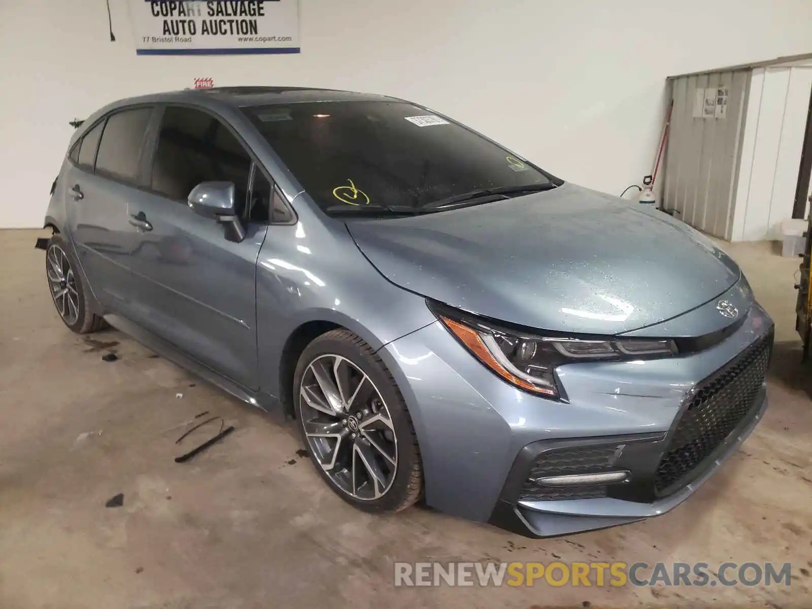 1 Photograph of a damaged car 5YFT4RCEXLP008419 TOYOTA COROLLA 2020