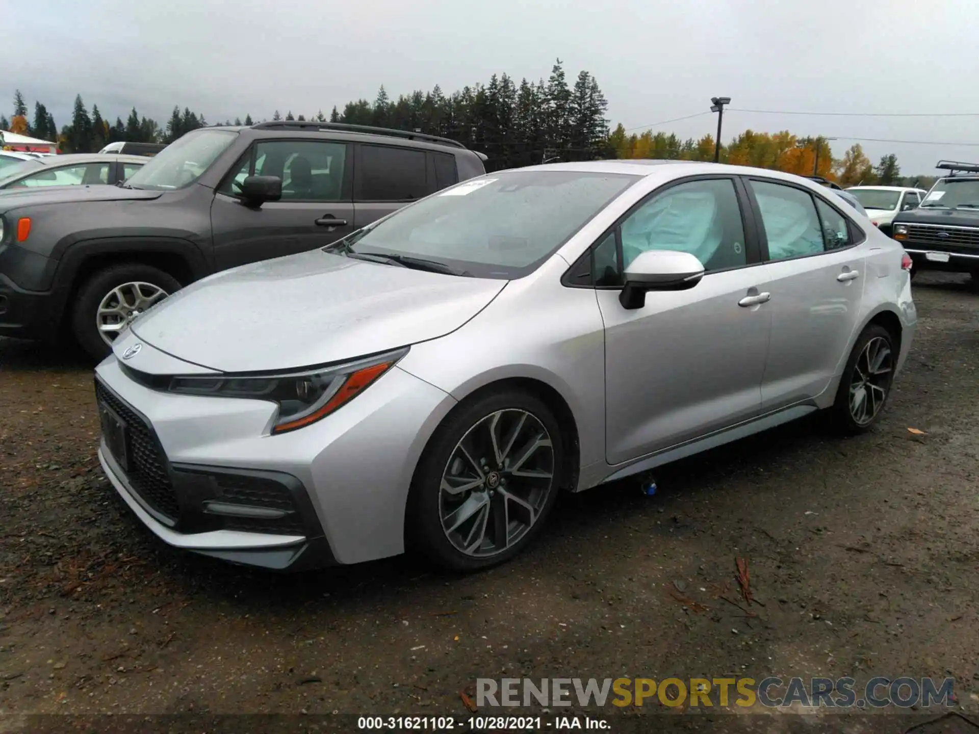 2 Photograph of a damaged car 5YFT4RCEXLP009893 TOYOTA COROLLA 2020