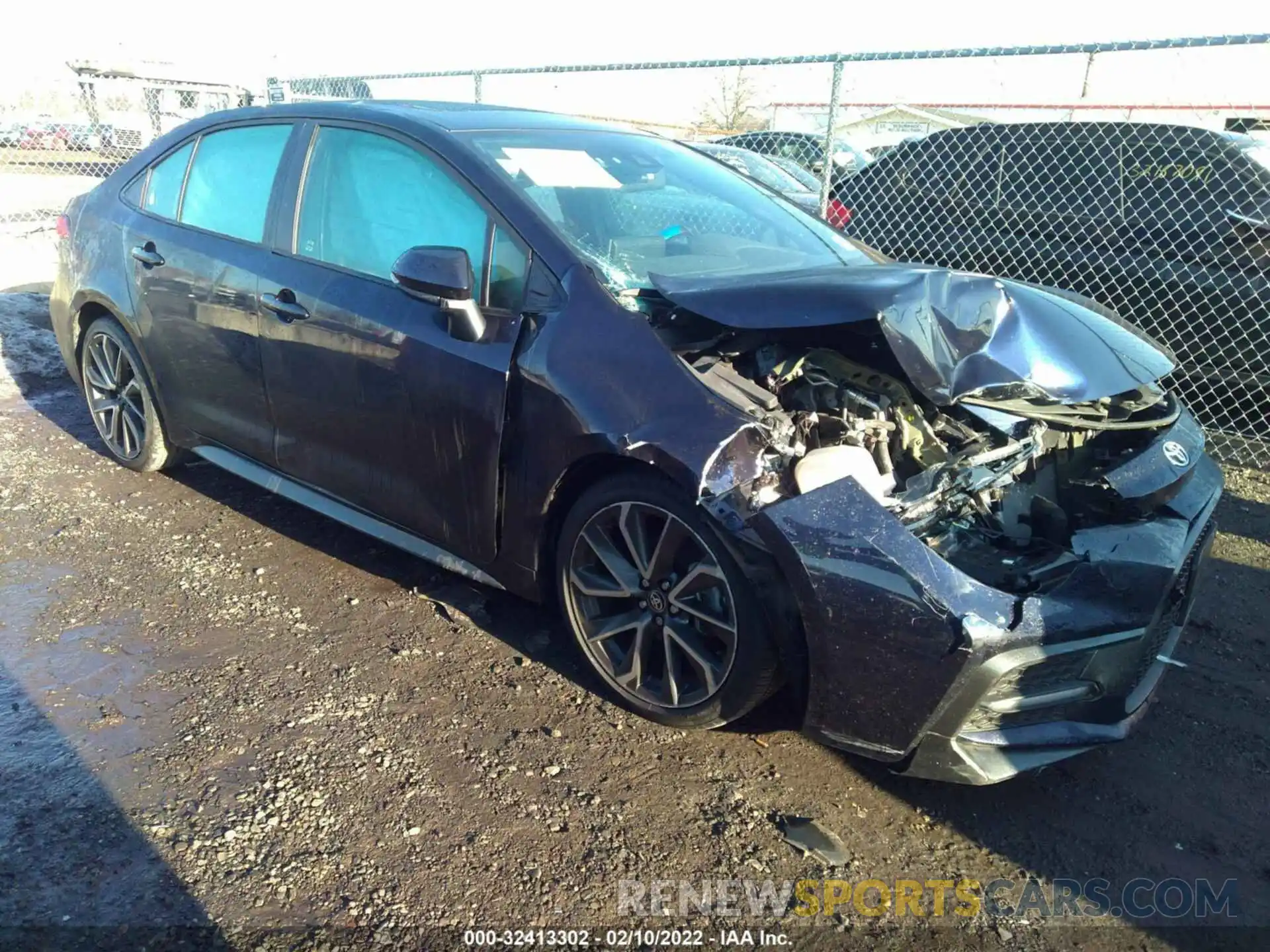 1 Photograph of a damaged car 5YFT4RCEXLP018349 TOYOTA COROLLA 2020