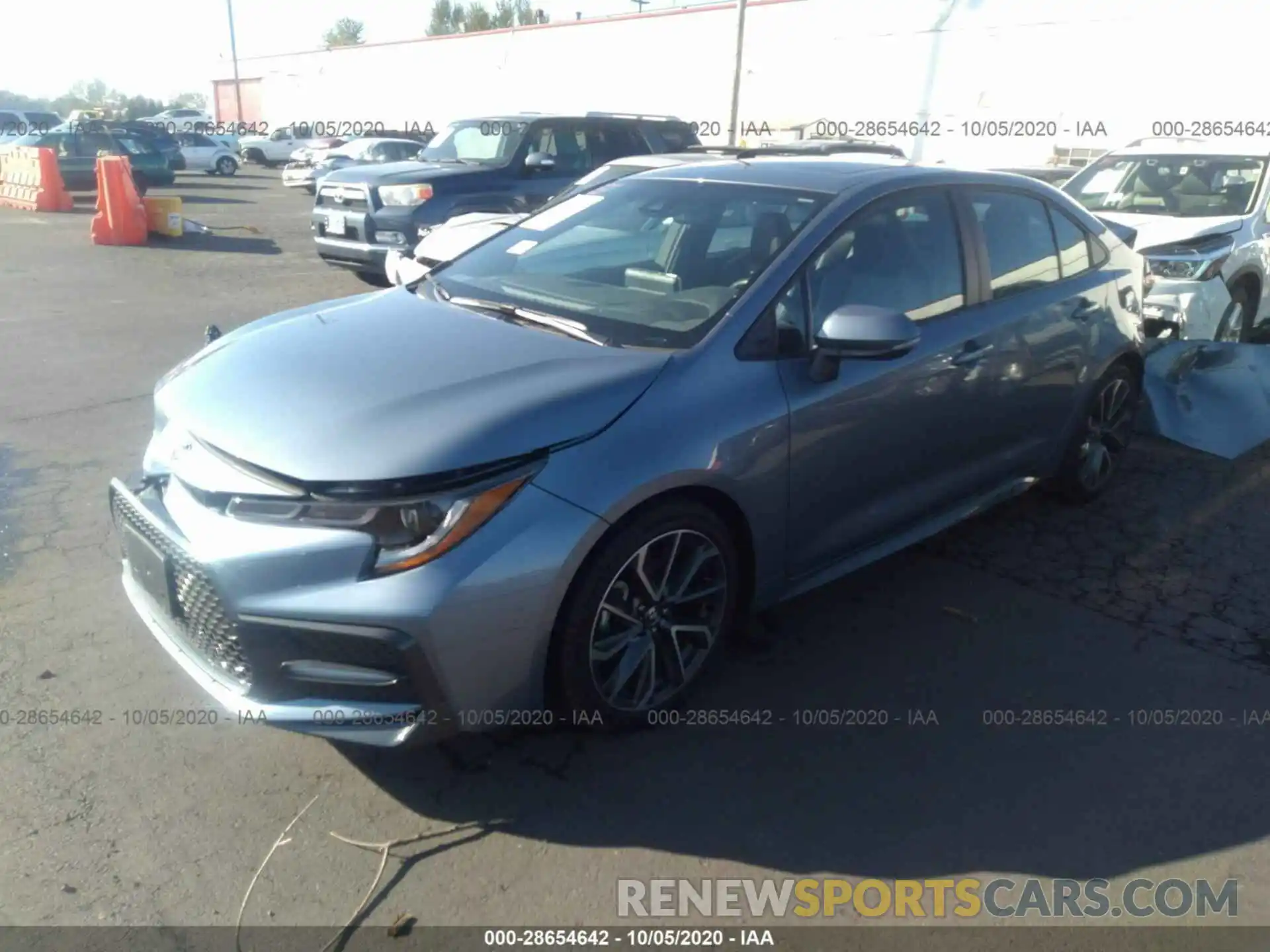 2 Photograph of a damaged car 5YFT4RCEXLP025348 TOYOTA COROLLA 2020