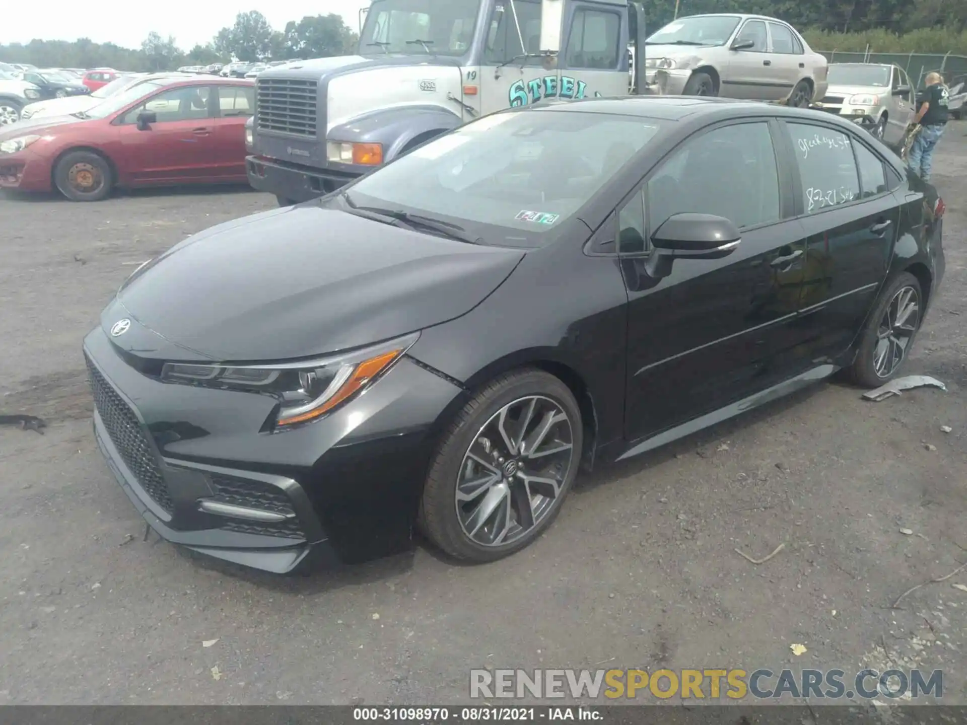 2 Photograph of a damaged car 5YFT4RCEXLP027150 TOYOTA COROLLA 2020