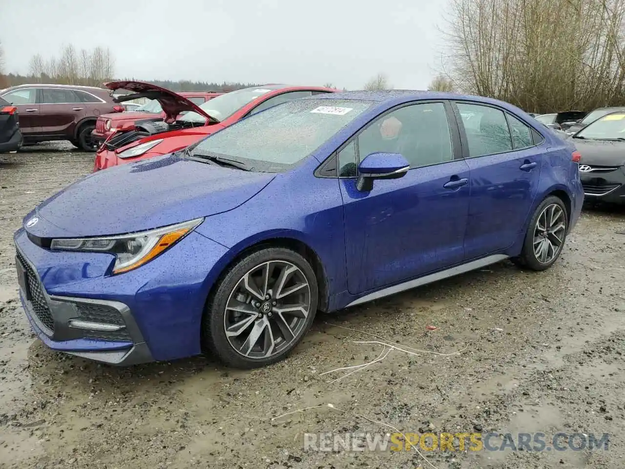 1 Photograph of a damaged car 5YFT4RCEXLP047379 TOYOTA COROLLA 2020