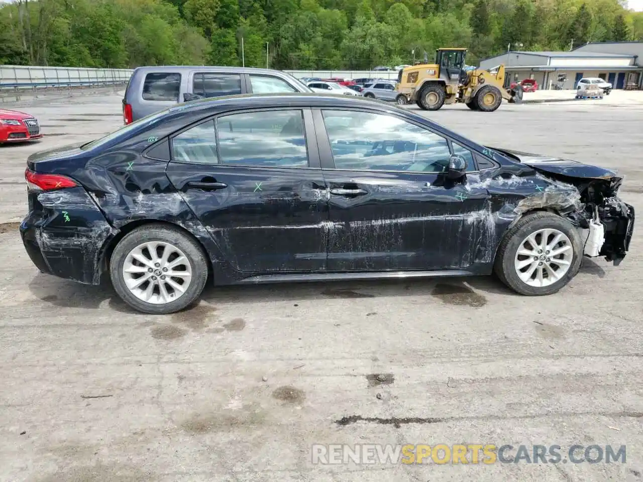 9 Photograph of a damaged car 5YFVPRAE1LP092455 TOYOTA COROLLA 2020