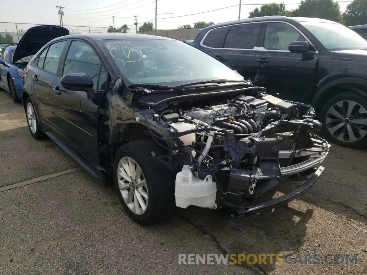 1 Photograph of a damaged car 5YFVPRAE2LP094277 TOYOTA COROLLA 2020