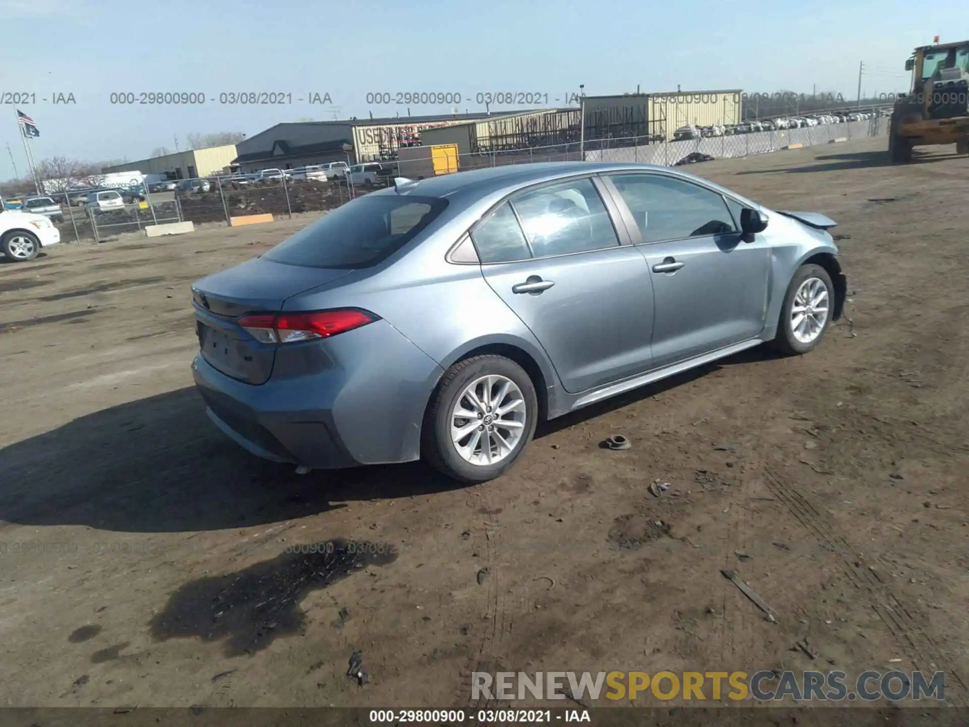 4 Photograph of a damaged car 5YFVPRAE2LP099155 TOYOTA COROLLA 2020