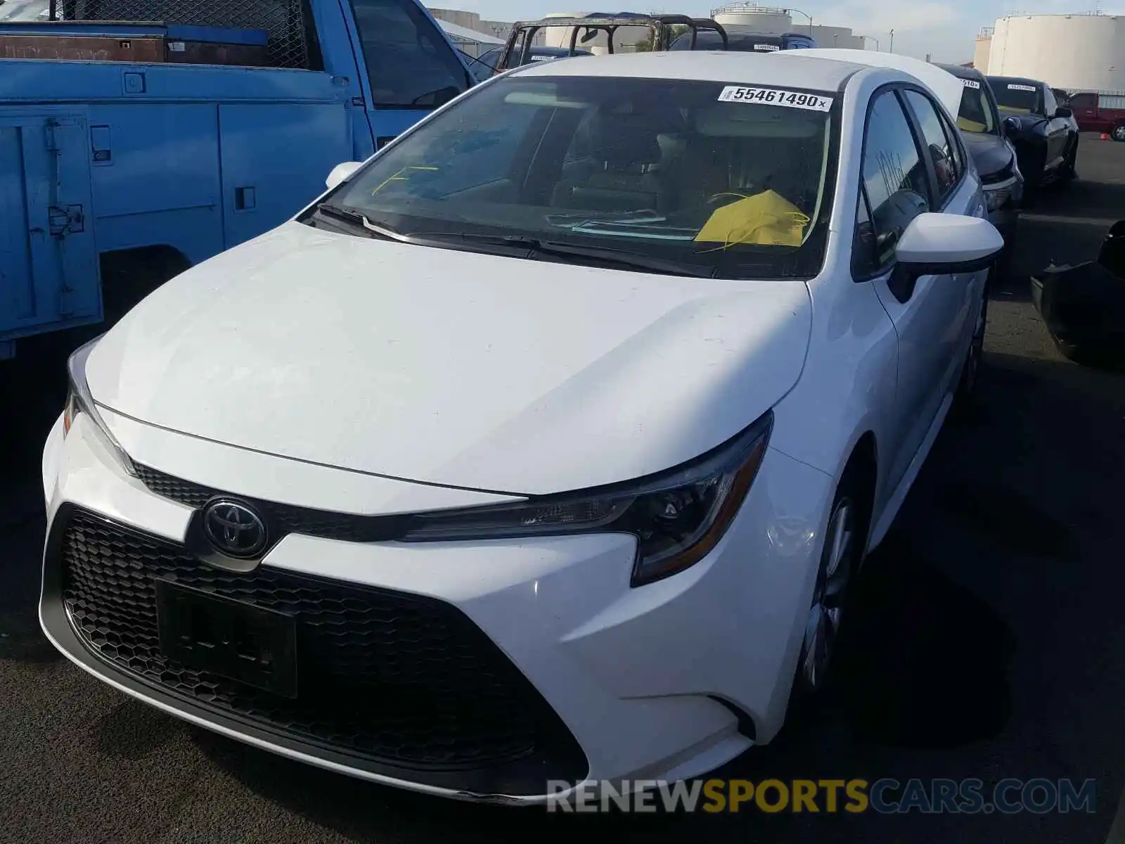 2 Photograph of a damaged car 5YFVPRAE4LP122435 TOYOTA COROLLA 2020