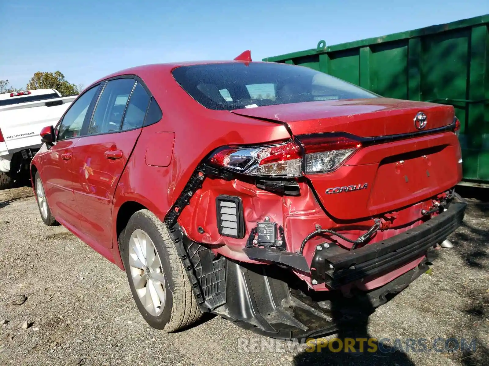 3 Photograph of a damaged car 5YFVPRAE5LP072659 TOYOTA COROLLA 2020