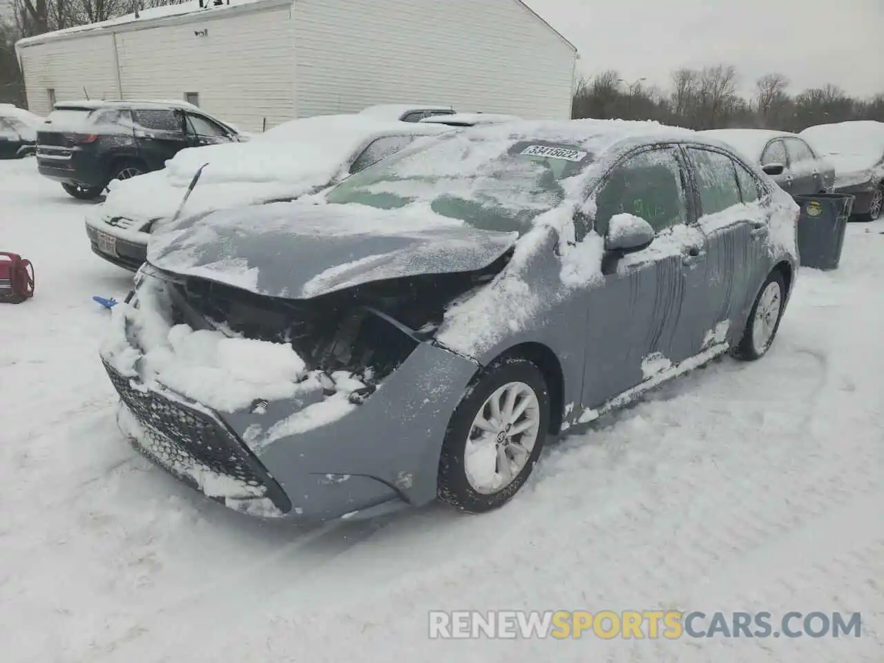 2 Photograph of a damaged car 5YFVPRAE5LP095827 TOYOTA COROLLA 2020