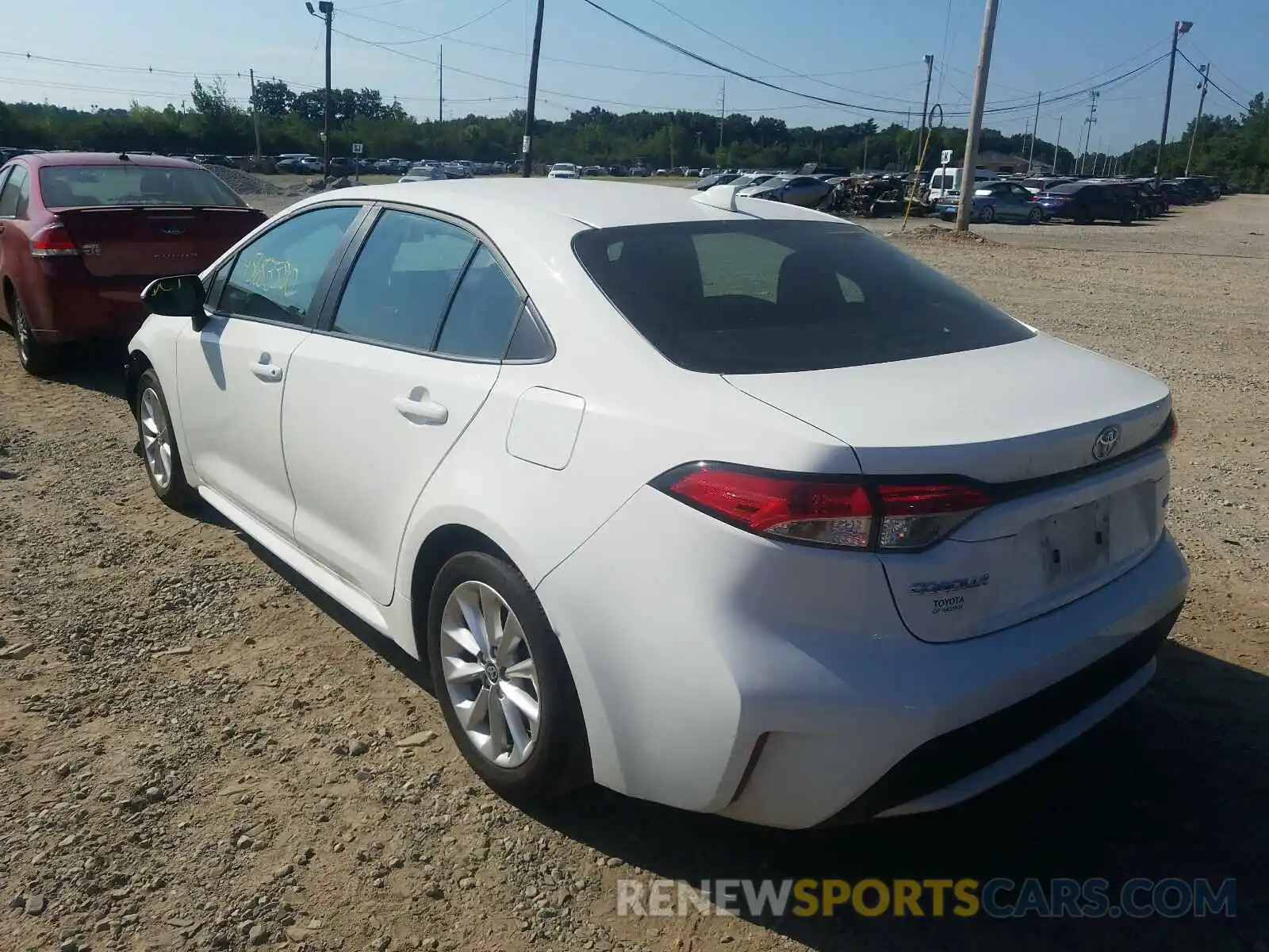 3 Photograph of a damaged car 5YFVPRAE5LP095861 TOYOTA COROLLA 2020