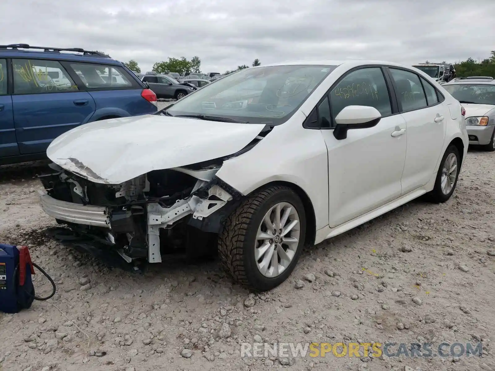 2 Photograph of a damaged car 5YFVPRAE6LP082309 TOYOTA COROLLA 2020