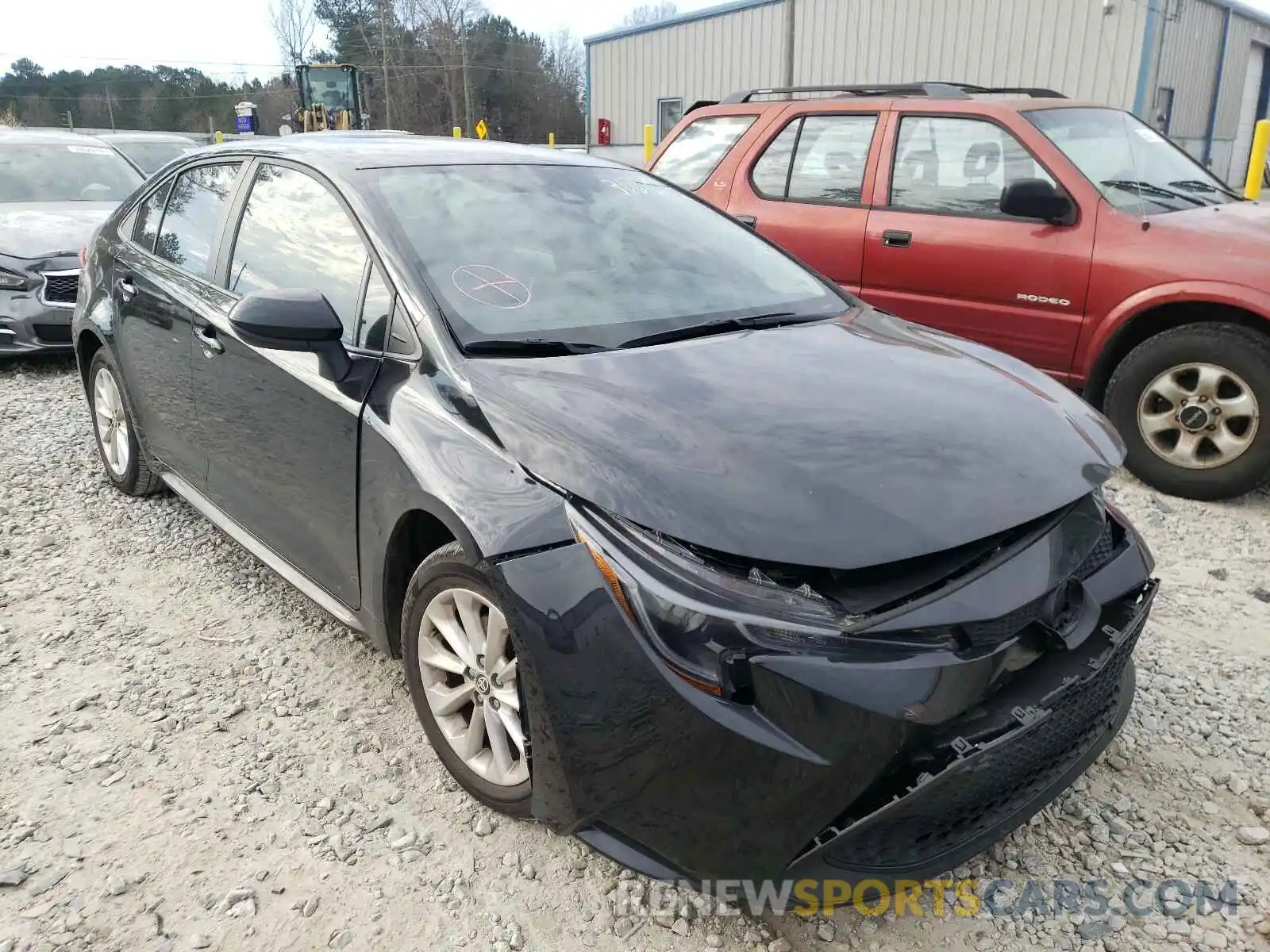 1 Photograph of a damaged car 5YFVPRAE6LP113932 TOYOTA COROLLA 2020