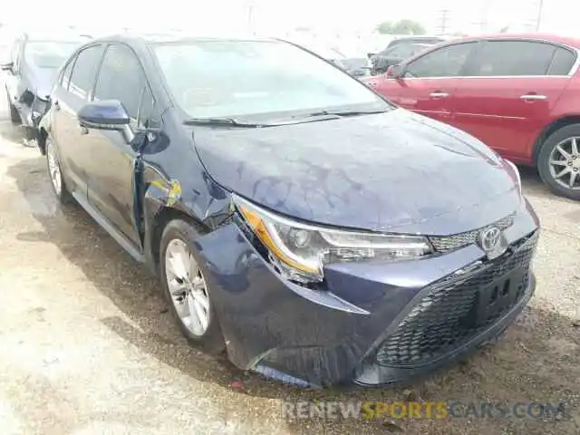 1 Photograph of a damaged car 5YFVPRAE7LP102809 TOYOTA COROLLA 2020