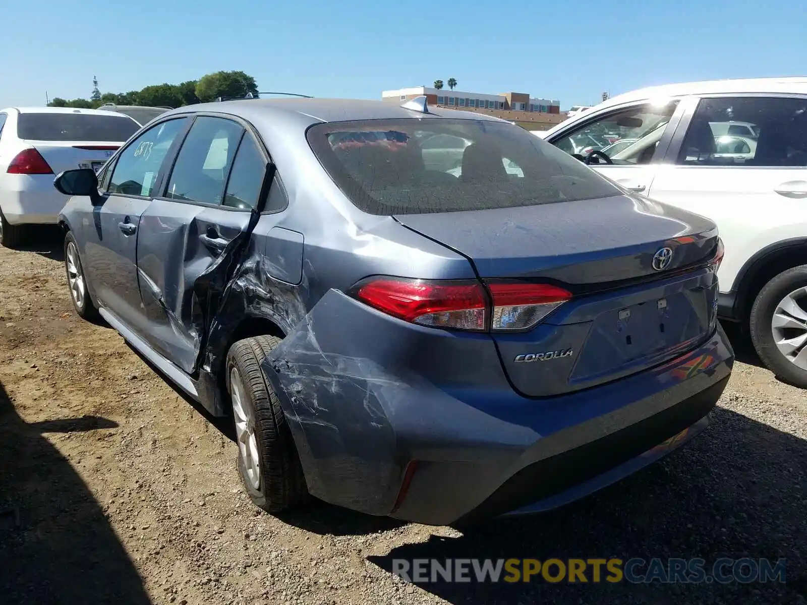 3 Photograph of a damaged car 5YFVPRAE7LP111963 TOYOTA COROLLA 2020