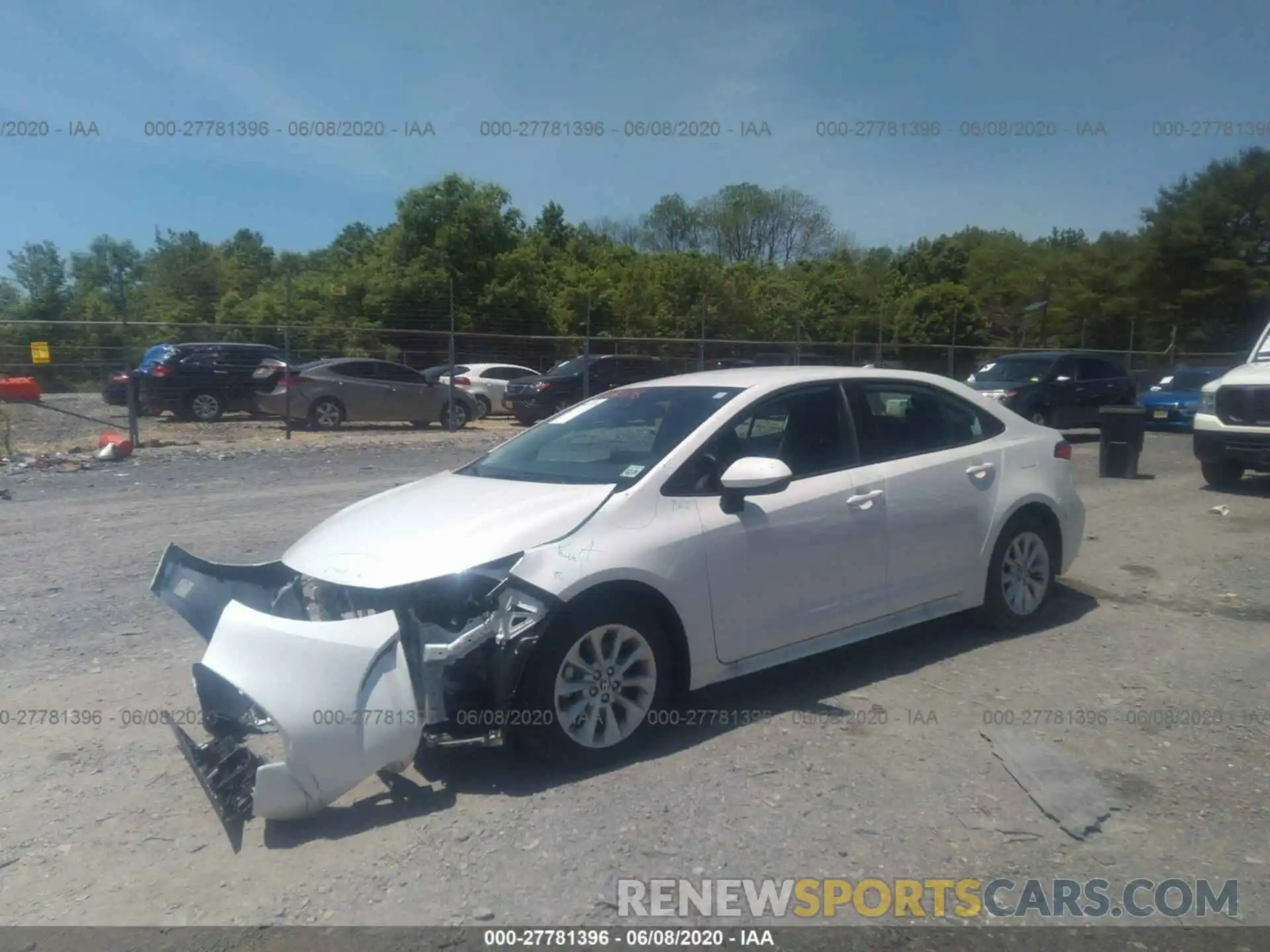 2 Photograph of a damaged car 5YFVPRAE8LP073319 TOYOTA COROLLA 2020