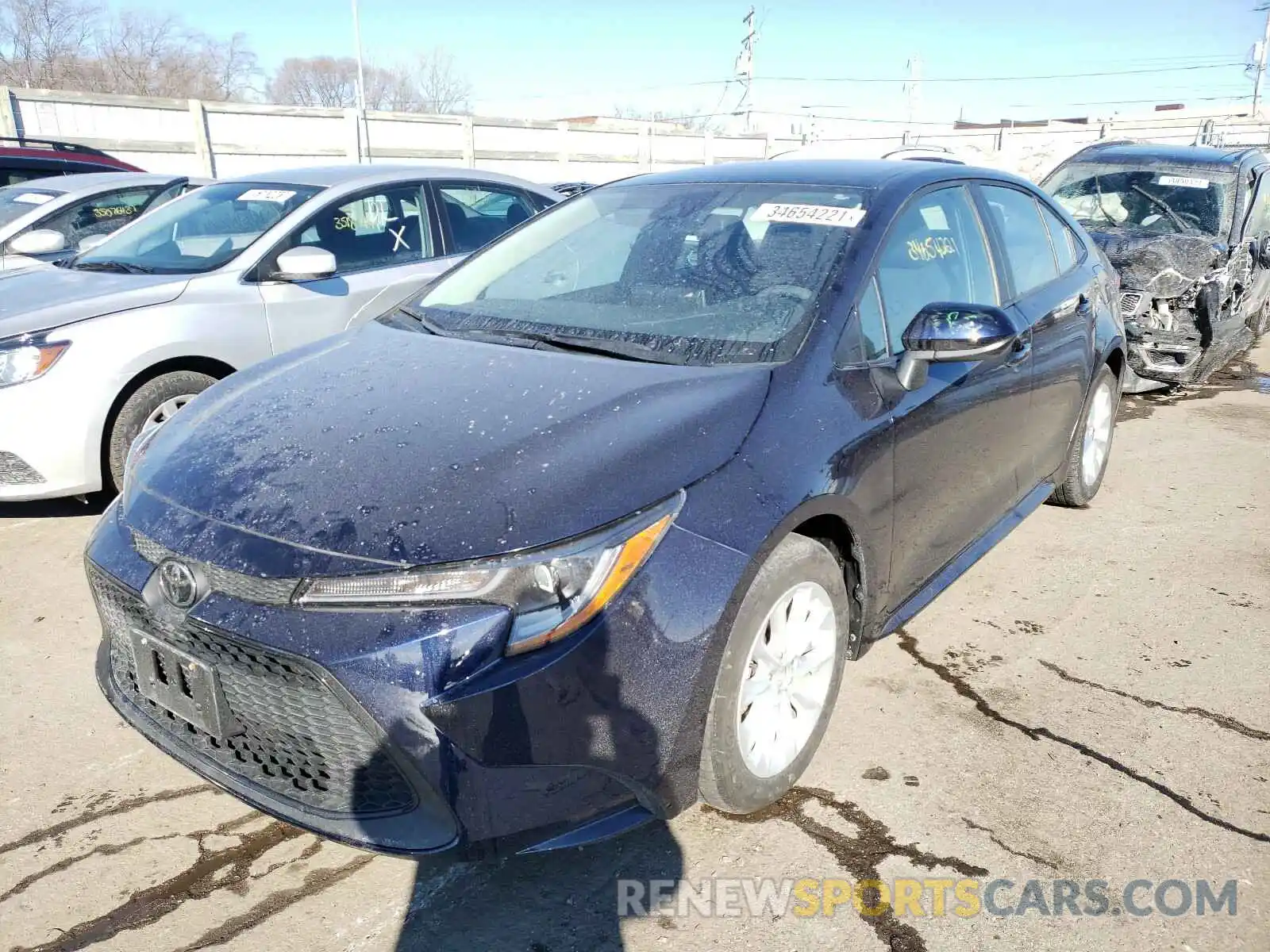 2 Photograph of a damaged car 5YFVPRAE8LP089973 TOYOTA COROLLA 2020