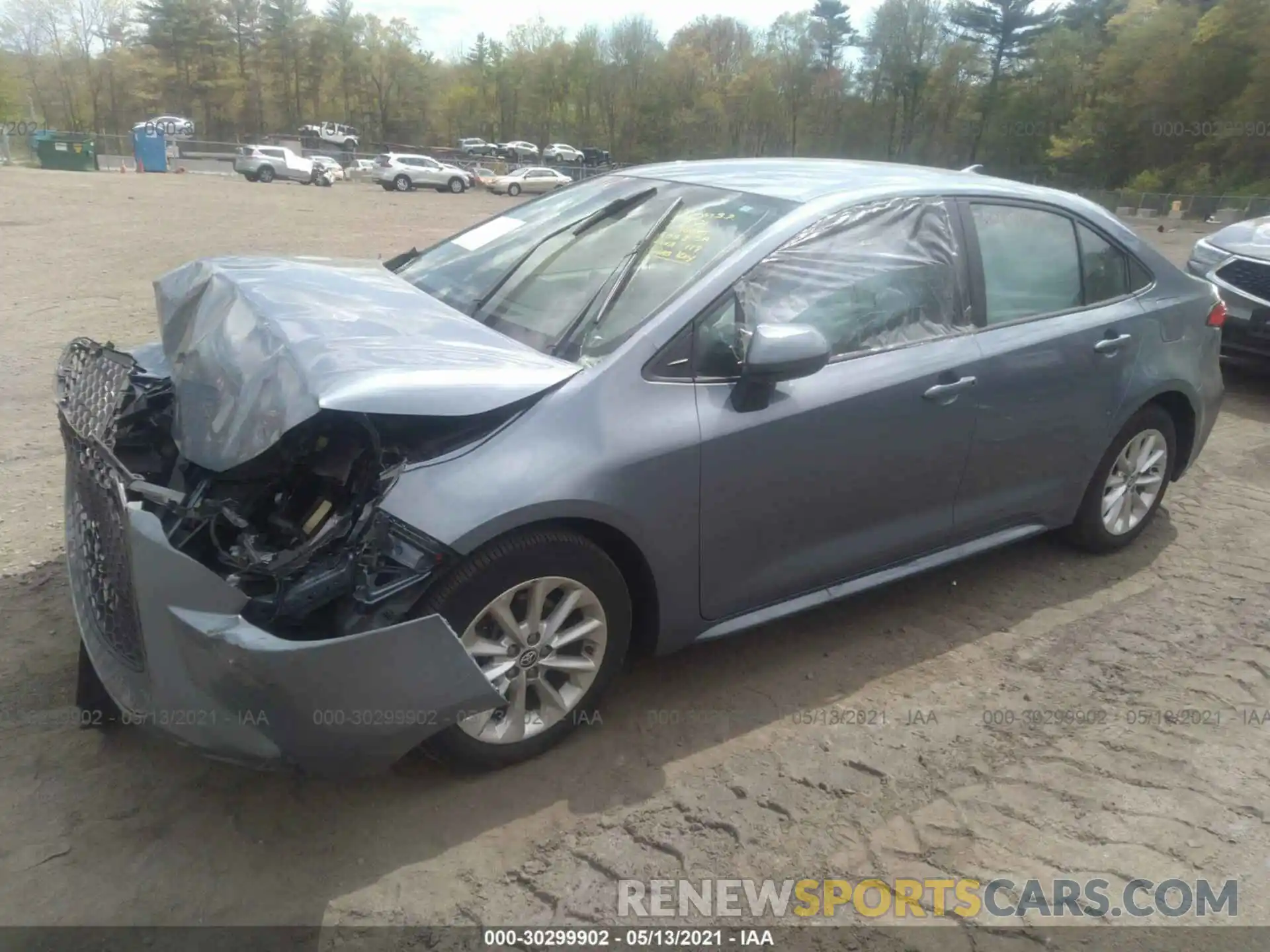 2 Photograph of a damaged car 5YFVPRAE8LP093263 TOYOTA COROLLA 2020