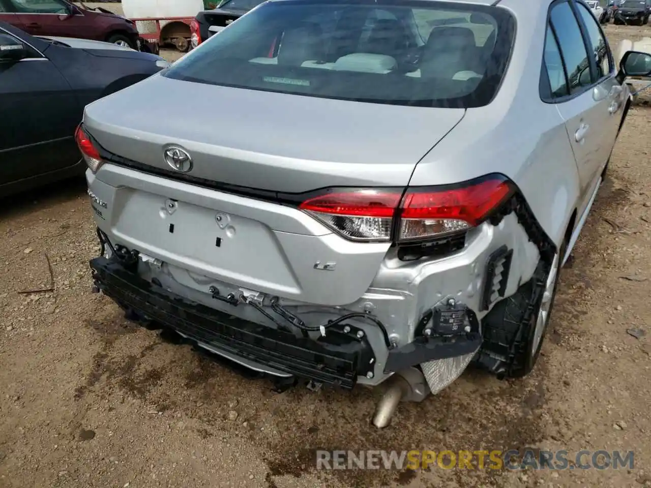 9 Photograph of a damaged car 5YFVPRAE8LP110465 TOYOTA COROLLA 2020