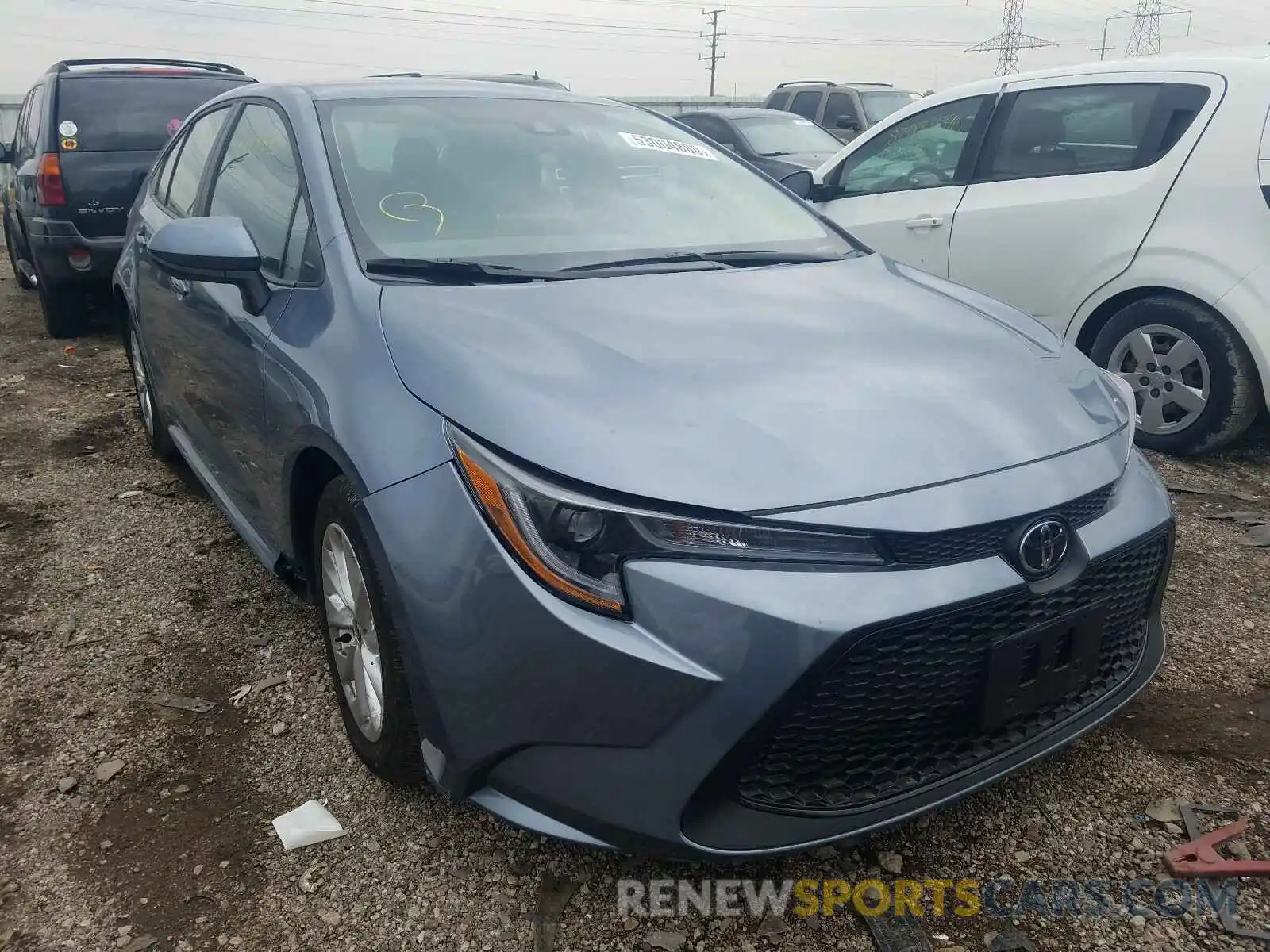 1 Photograph of a damaged car 5YFVPRAE8LP115746 TOYOTA COROLLA 2020