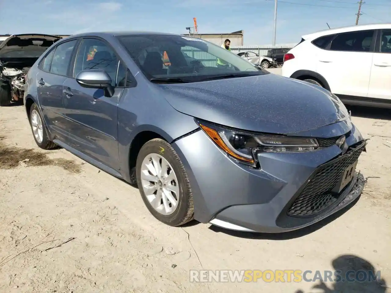 1 Photograph of a damaged car 5YFVPRAEXLP099730 TOYOTA COROLLA 2020