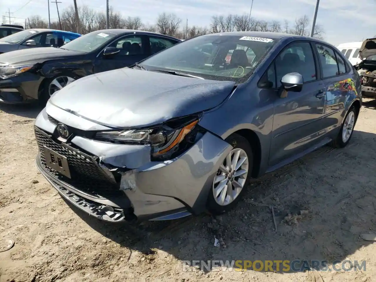 2 Photograph of a damaged car 5YFVPRAEXLP099730 TOYOTA COROLLA 2020