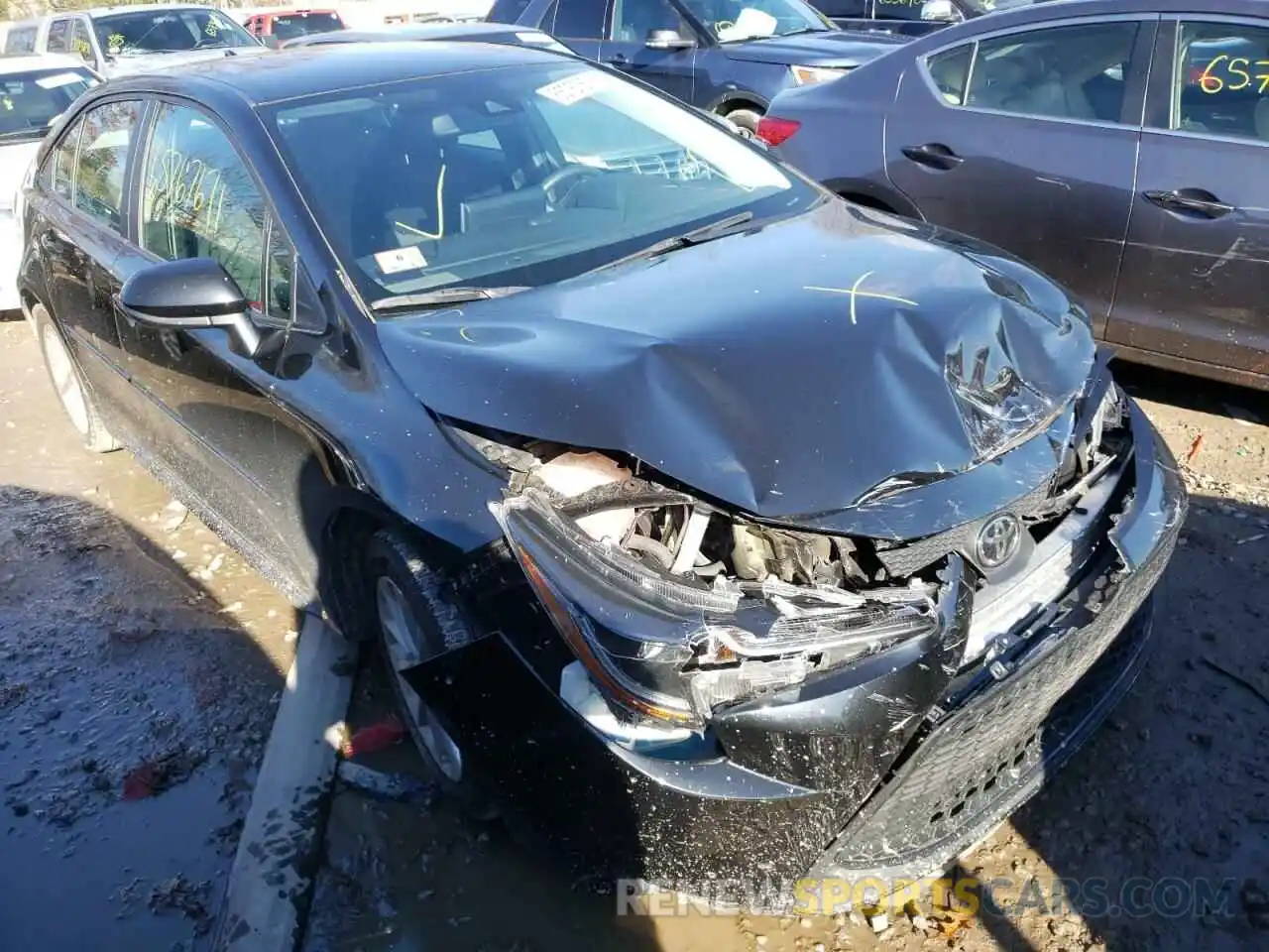 1 Photograph of a damaged car 5YFVPRAEXLP113030 TOYOTA COROLLA 2020